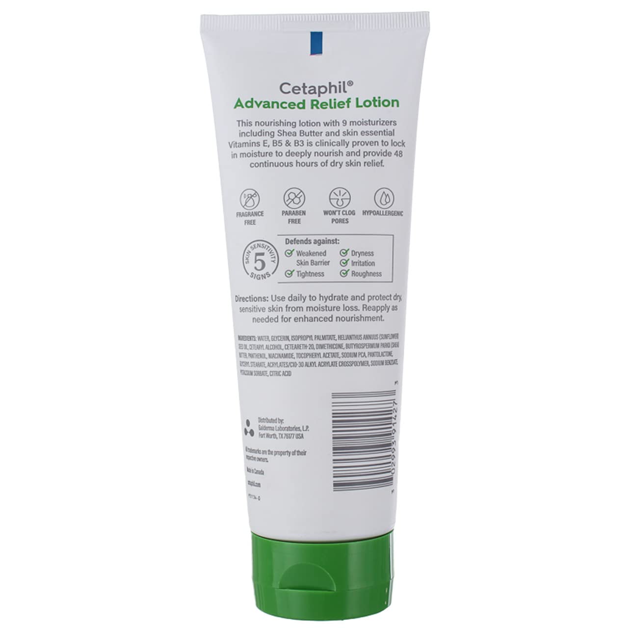 Foto 4 pulgar | Loción Cetaphil Advanced Relief para Piel Seca y Sensible 226 g - Venta Internacional