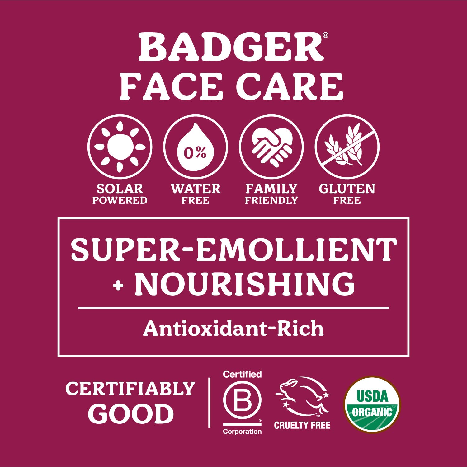 Foto 5 pulgar | Bálsamo Hidratante Facial Badger Rose Beauty Balm 28 g - Venta Internacional