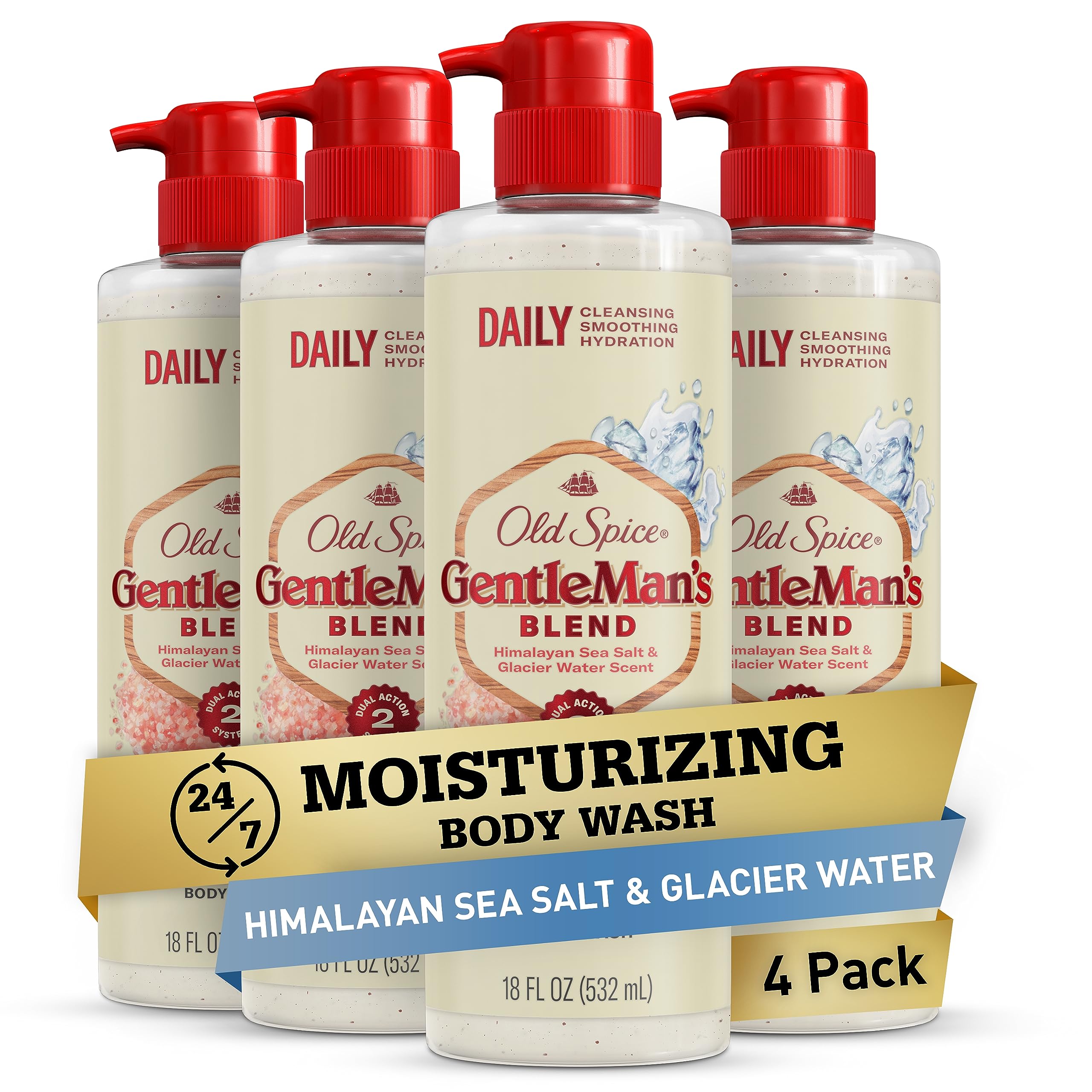 Gel De Baño Old Spice Gentleman's Blend Exfoliante, 530 Ml, 4 Unidades - Venta Internacional.