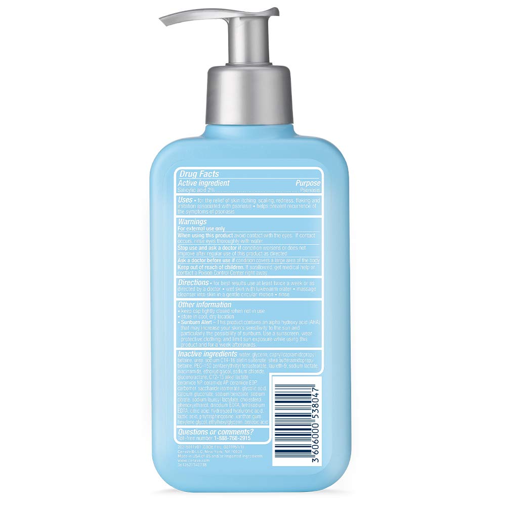 Foto 3 pulgar | Limpiador Cerave Para El Tratamiento De La Psoriasis 240 Ml Con Ácido Salicílico - Venta Internacional.