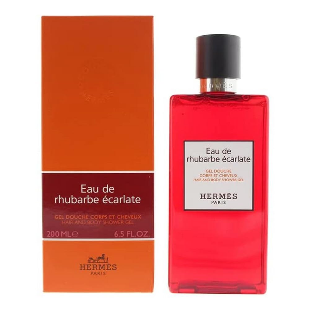 Gel de Ducha Hermes Eau de Rhubarbe Ecarlate 200 Ml - Venta Internacional