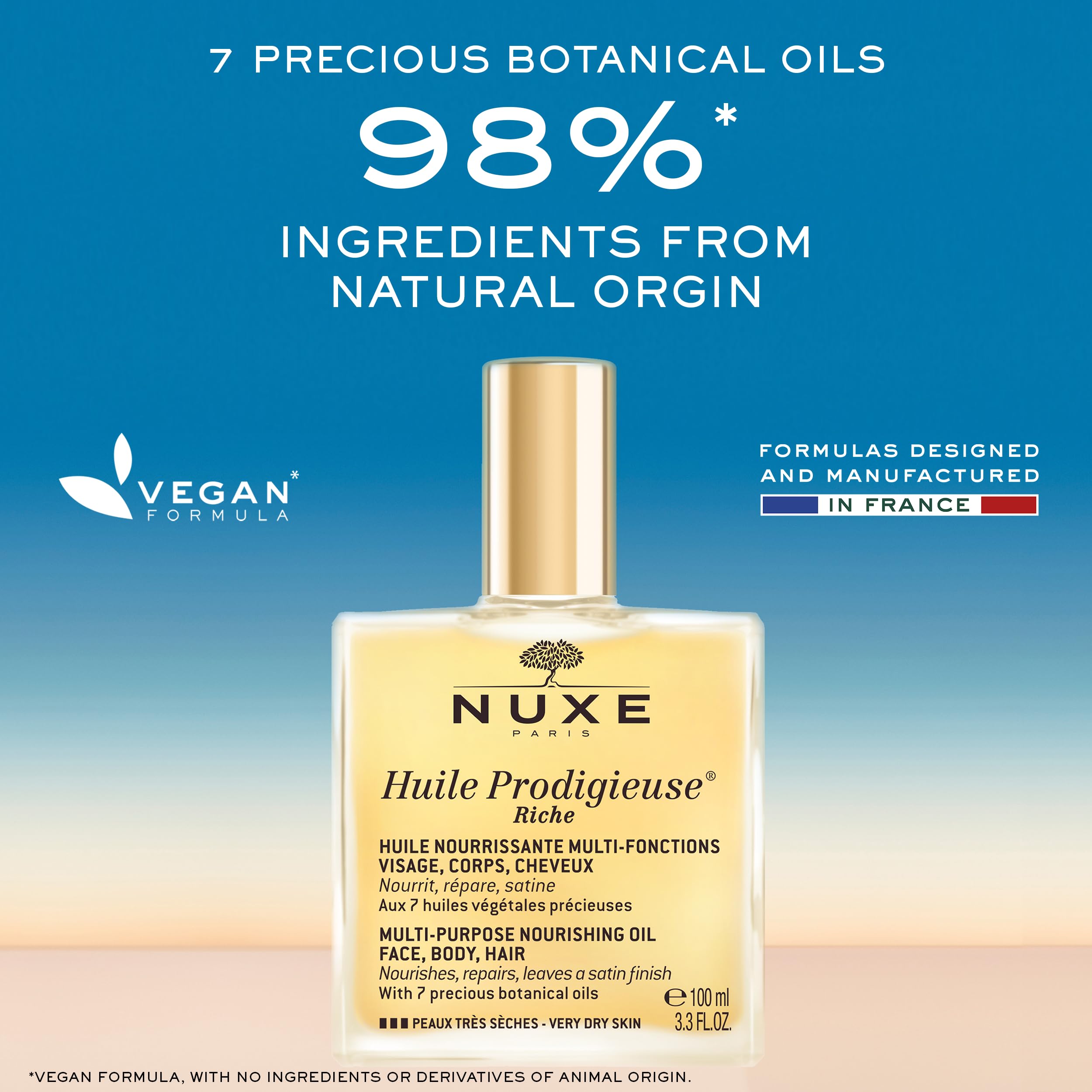 Foto 4 pulgar | Aceite Nutritivo Nuxe Huile Prodigieuse Riche 100 Ml - Venta Internacional.