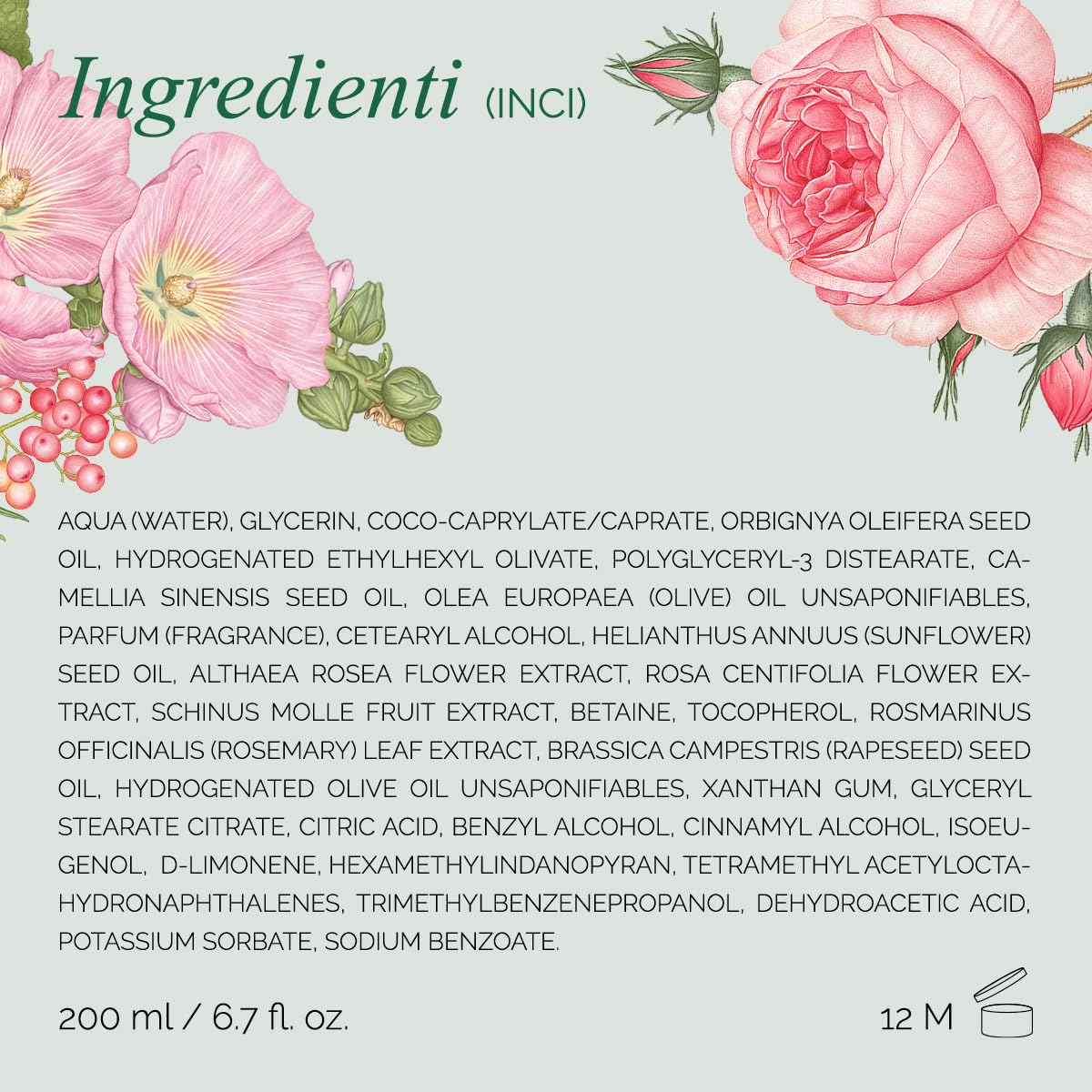 Foto 3 pulgar | Crema Corporal L'erbolario 3 Rosa Hidratante Nutritiva 200 Ml - Venta Internacional.