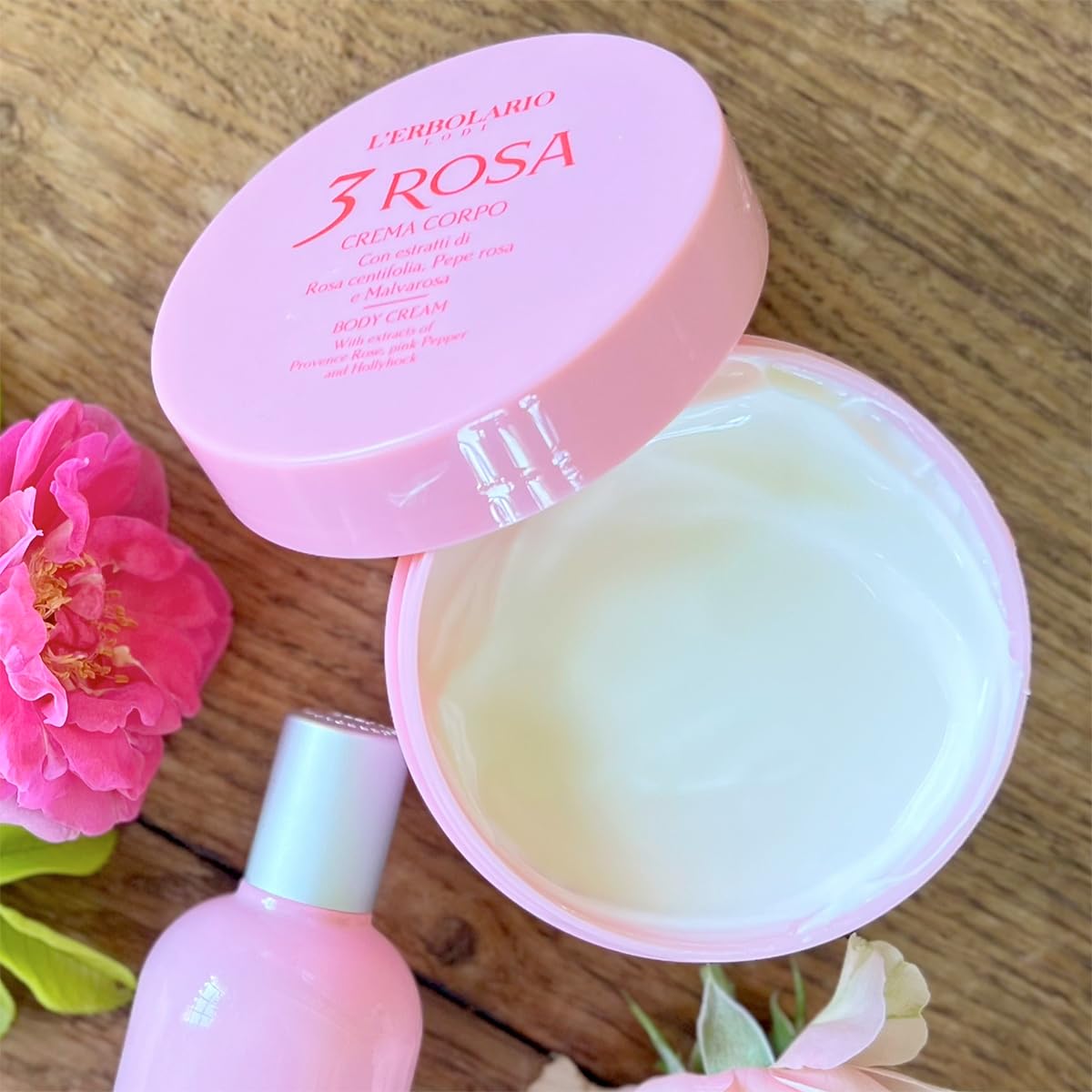 Foto 7 pulgar | Crema Corporal L'erbolario 3 Rosa Hidratante Nutritiva 200 Ml - Venta Internacional.