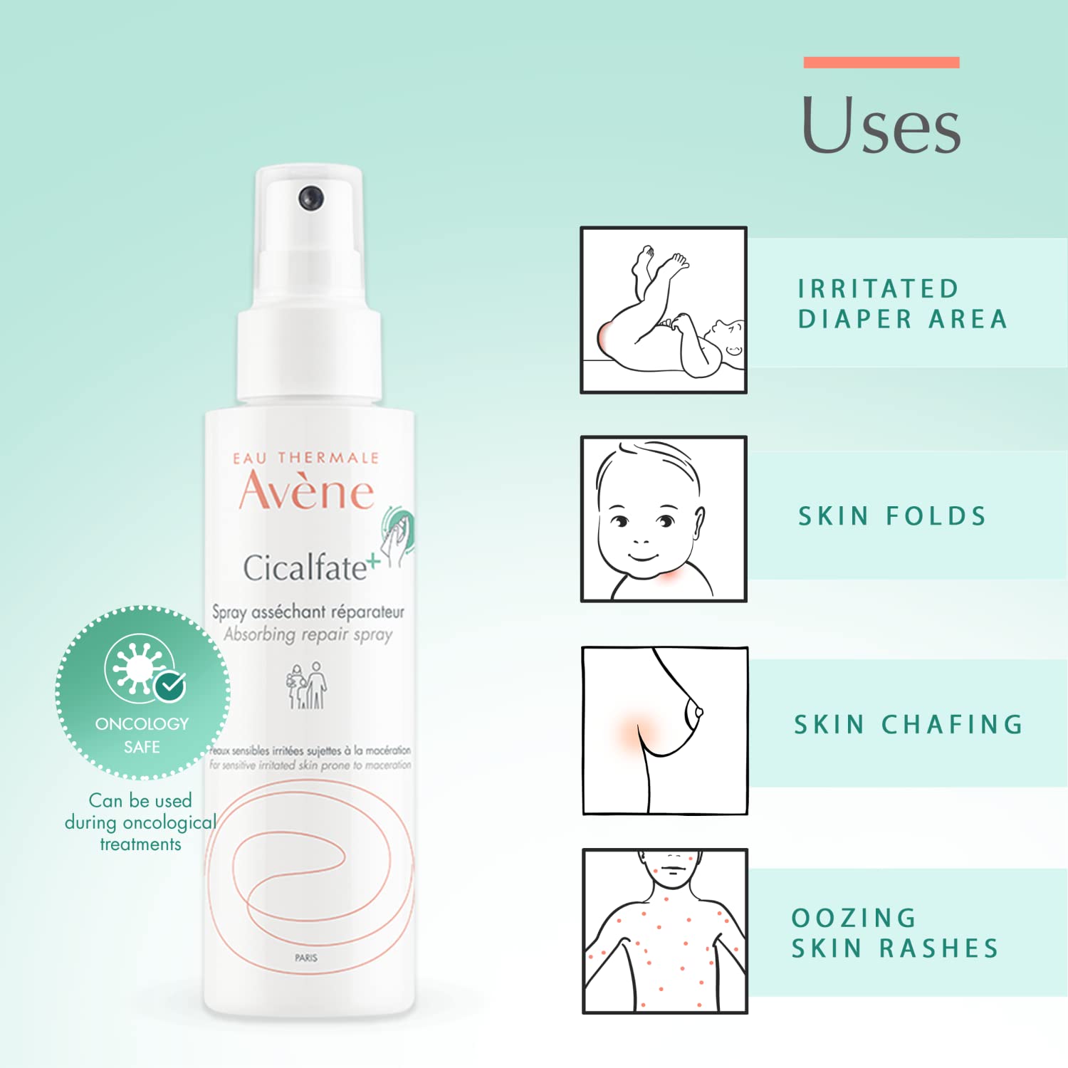 Foto 6 pulgar | Eau Thermale Avène Cicalfate+ En Aerosol, Absorbente Y Calmante, 100 Ml - Venta Internacional.