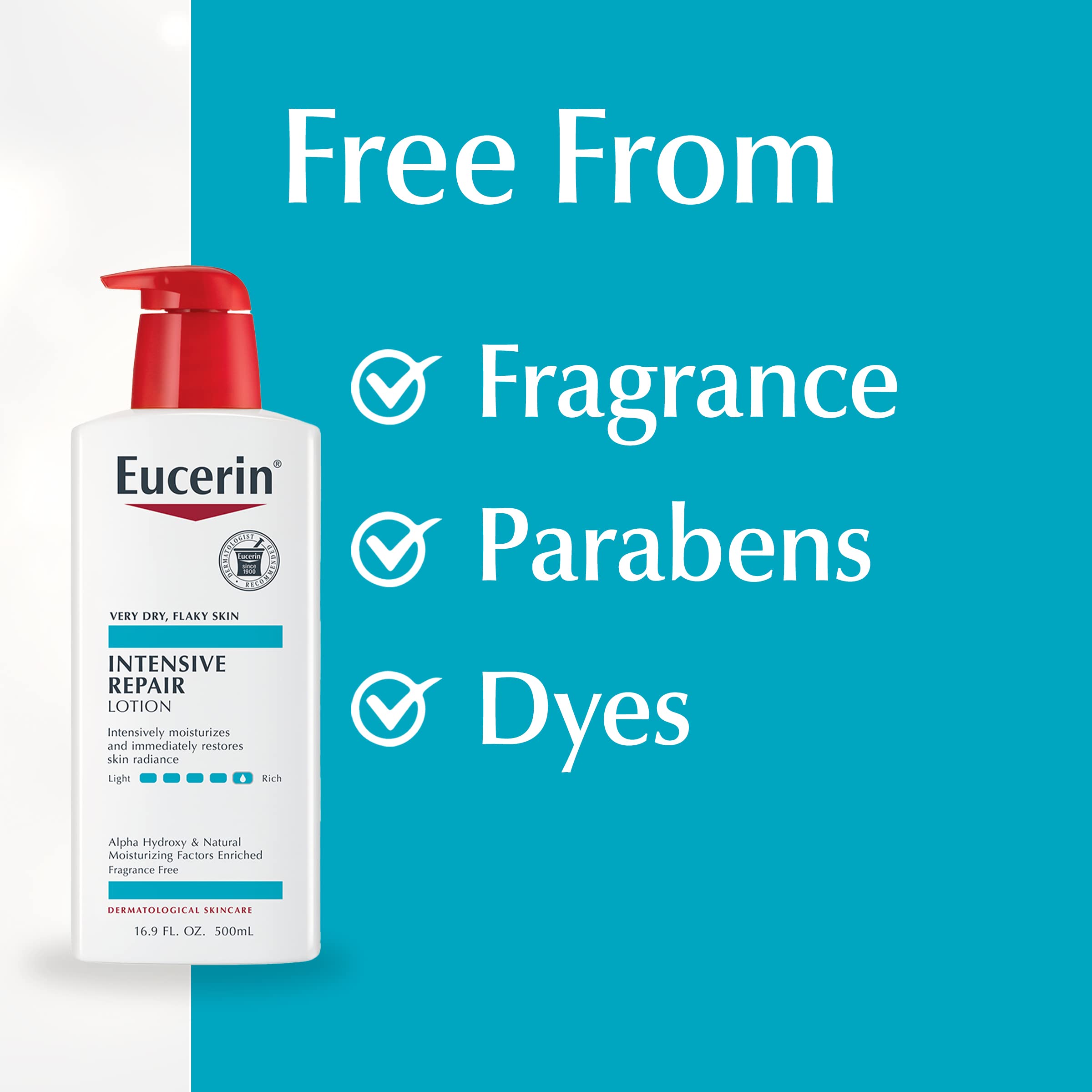 Foto 6 | Loción Corporal Eucerin Intensive Repair Para Piel Muy Seca, 500 Ml - Venta Internacional.