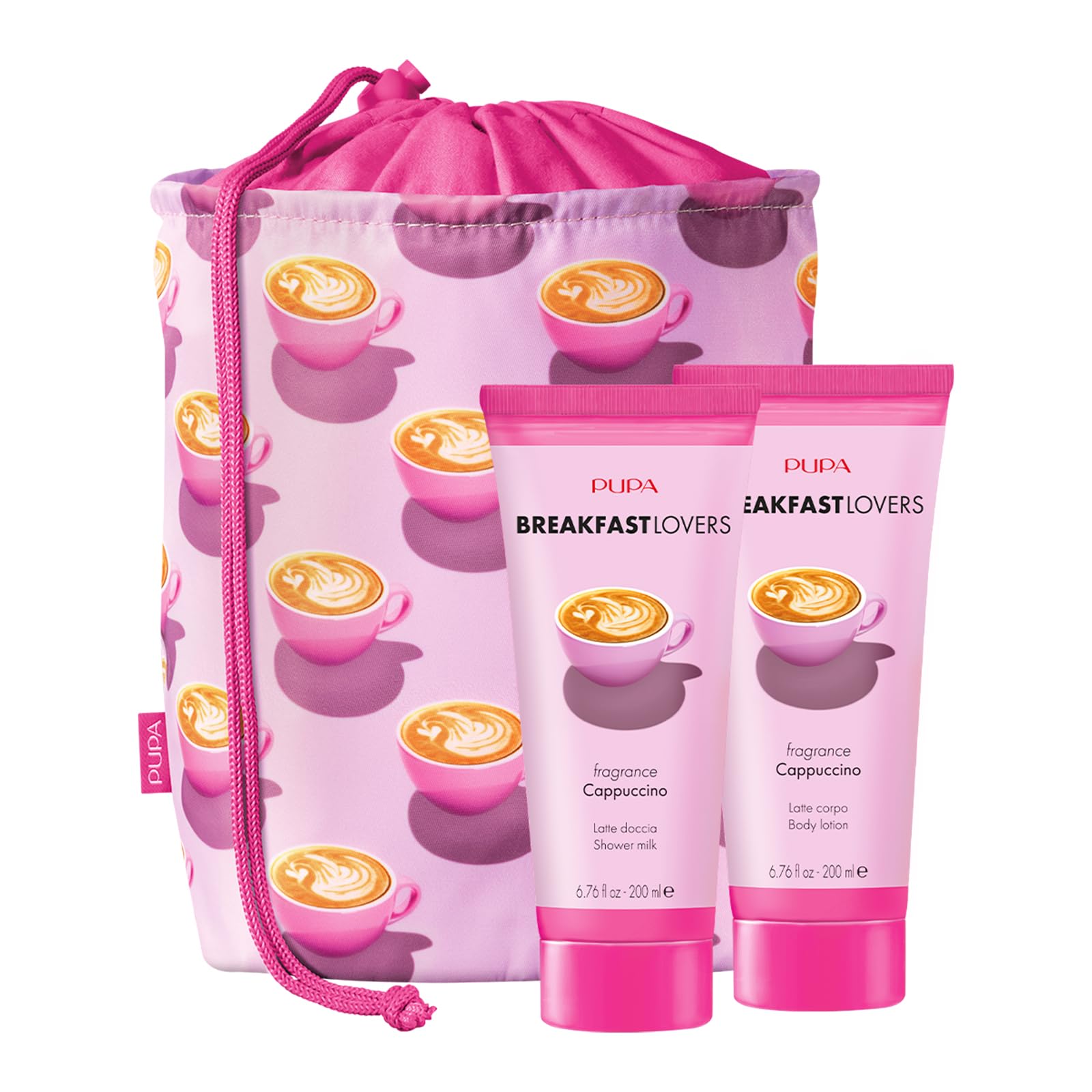 Set De Regalo Para El Cuidado De La Piel Pupa Milano Breakfast Lovers Cappuccino - Venta Internacional.
