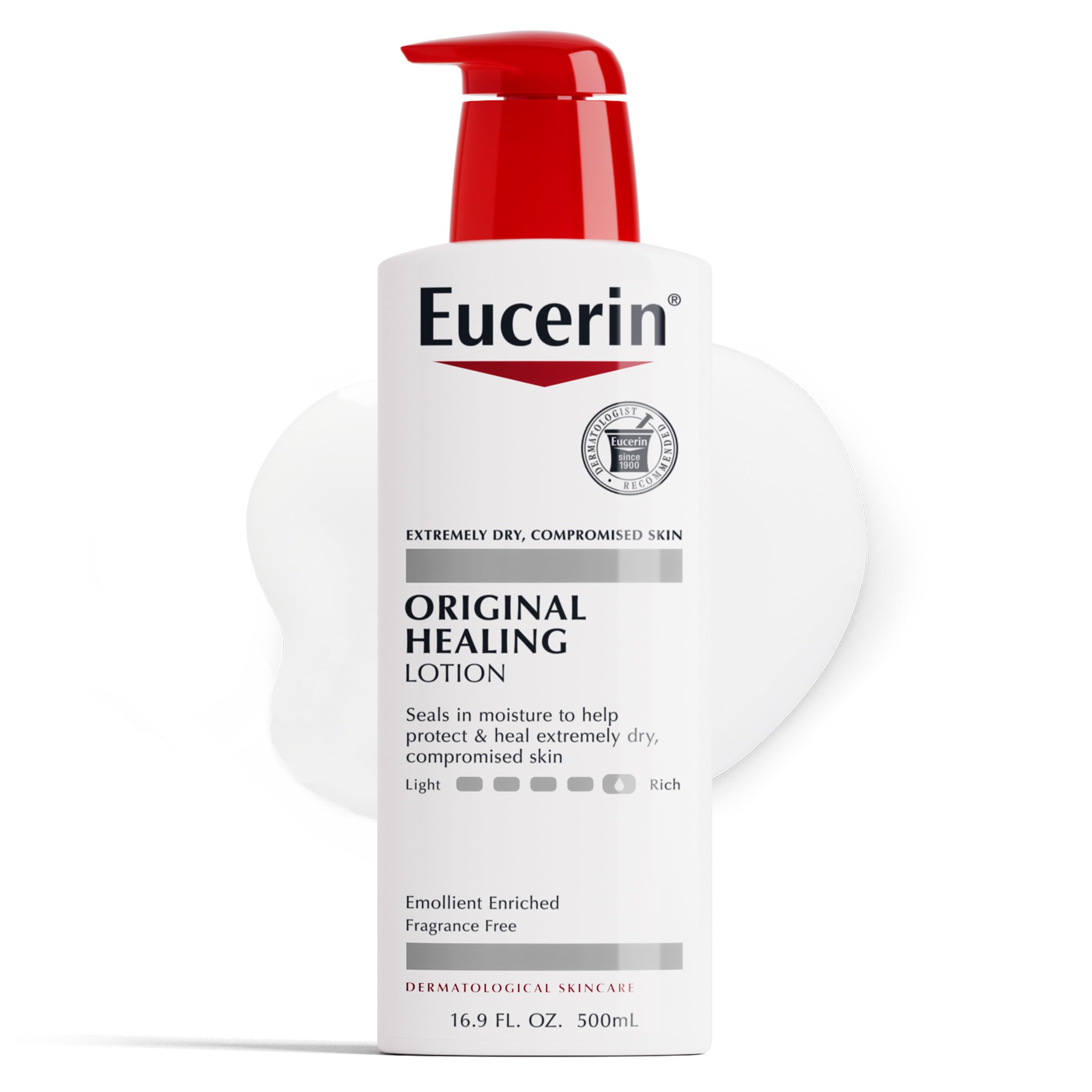 Loción Corporal Eucerin Original Healing Rich 500 Ml Para Piel Seca - Venta Internacional.