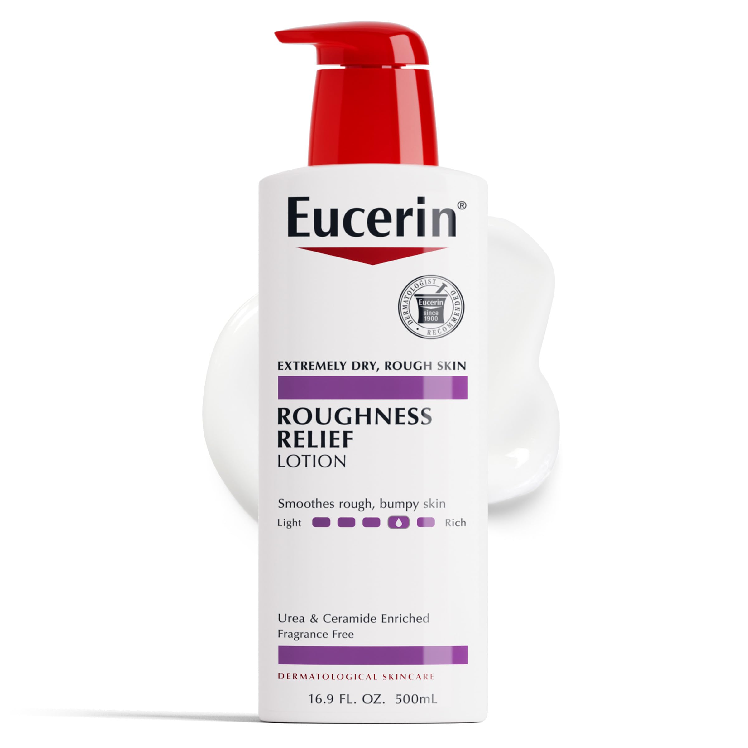 Foto 2 pulgar | Loción Corporal Eucerin Roughness Relief Para Piel Seca, 500 Ml - Venta Internacional.