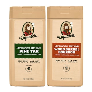 Foto 1 | Gel De Baño Dr. Squatch, Alquitrán De Pino Natural Y Bourbon De Madera, 414 Ml, Paquete De 2 - Venta Internacional.
