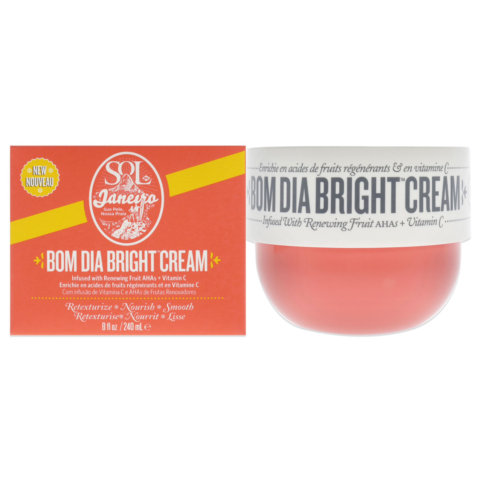 Foto 2 pulgar | Bom Dia Bright Cream De Sol De Janeiro Para Unisex - 8 Oz Body Cream - Venta Internacional.