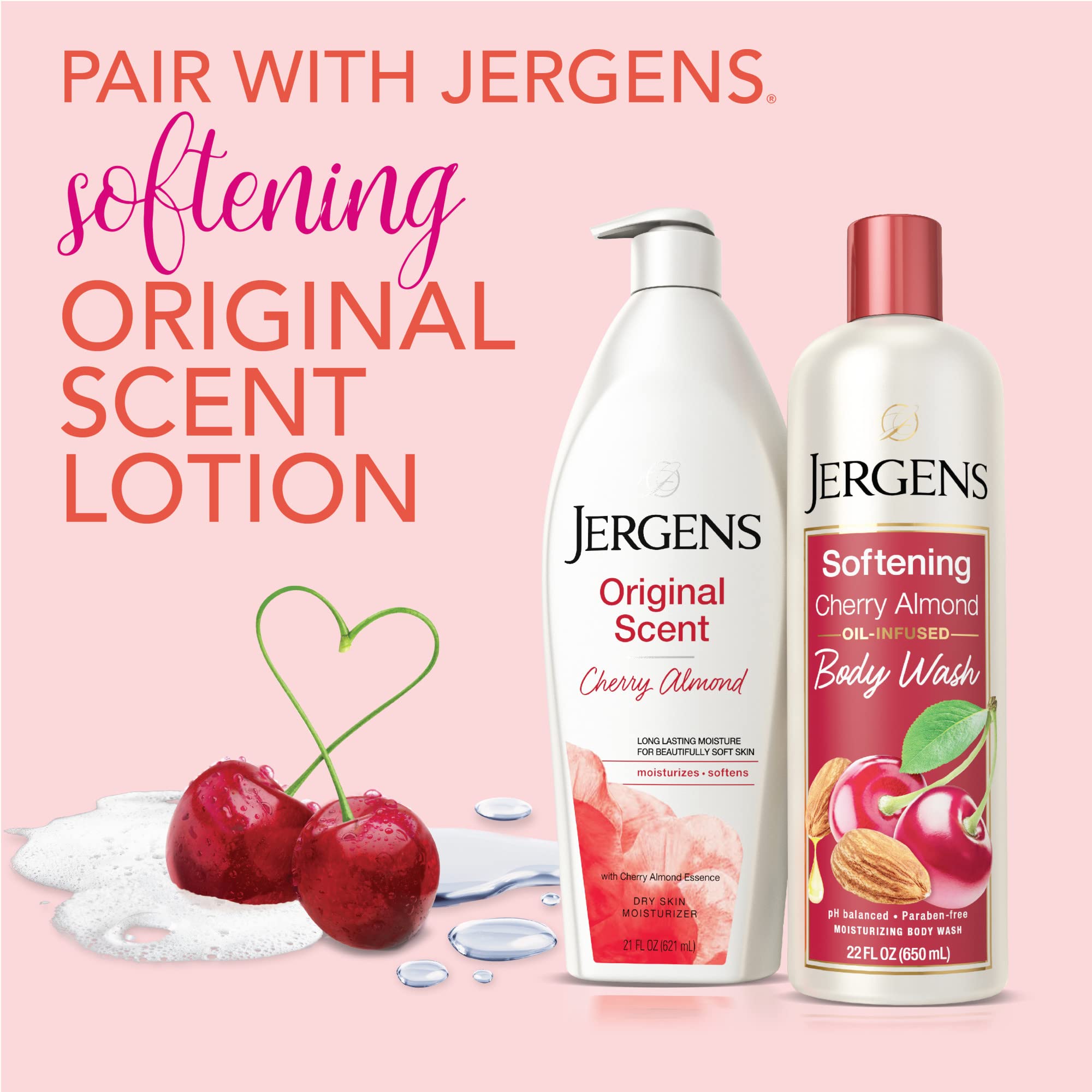 Foto 3 pulgar | Gel de Baño Jergens Suavizante Hidratante Diario 650 ml Cereza - Venta Internacional