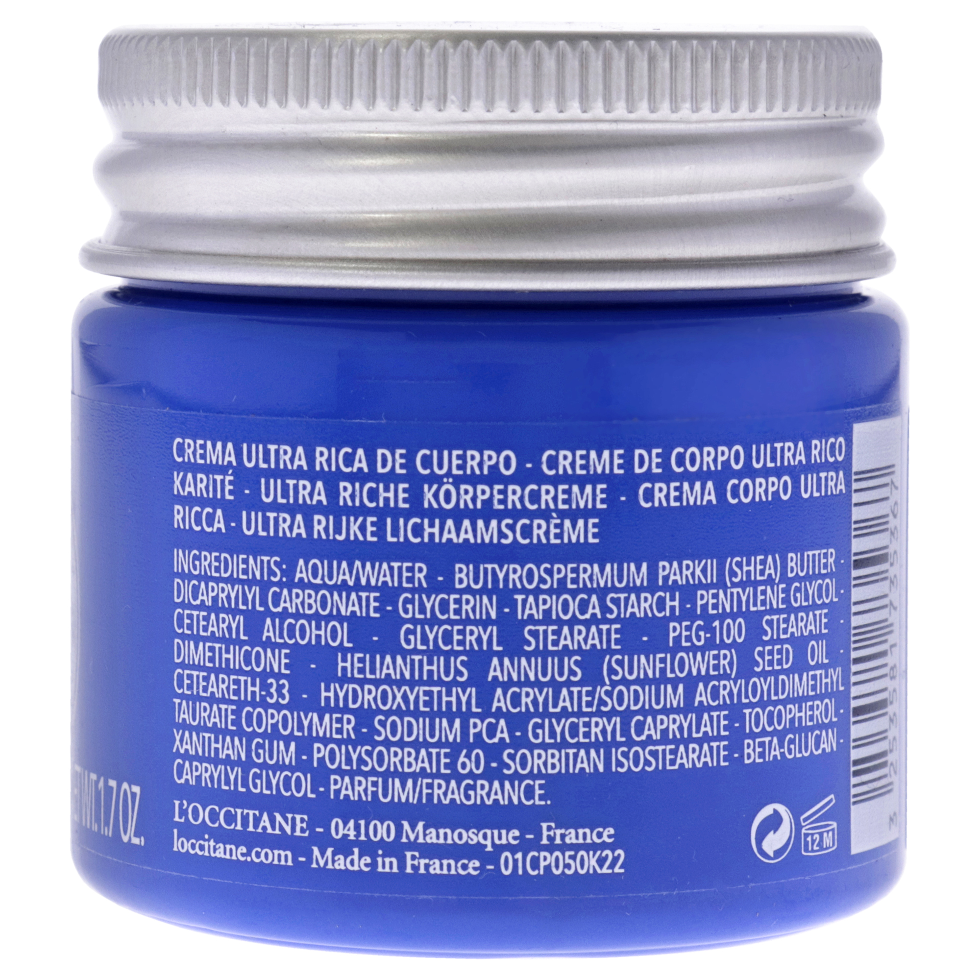 Foto 4 pulgar | Crema Corporal Loccitane Shea Ultra Rich 50 Ml para Unisex - Venta Internacional
