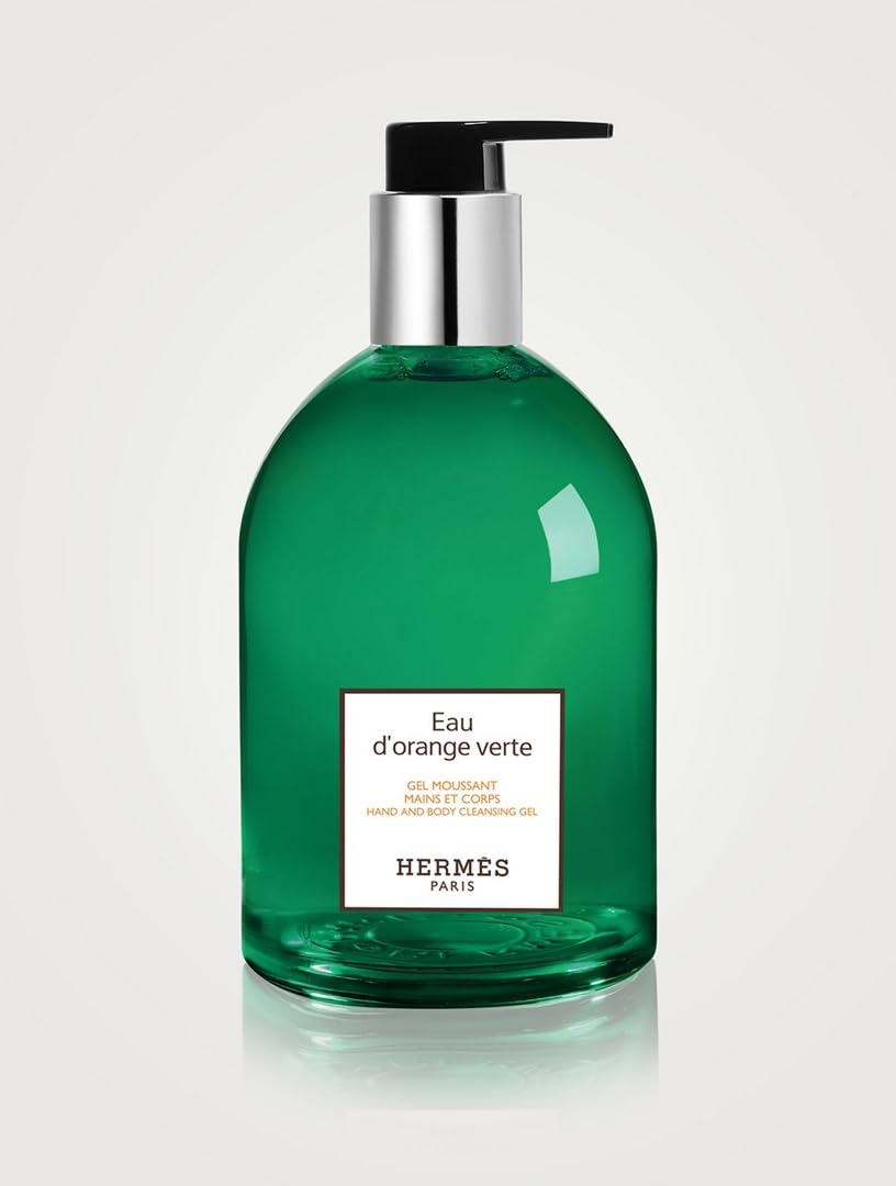Gel Limpiador Hermes Eau D'orange Verte 300 Ml Para Manos Y Cuerpo - Venta Internacional.