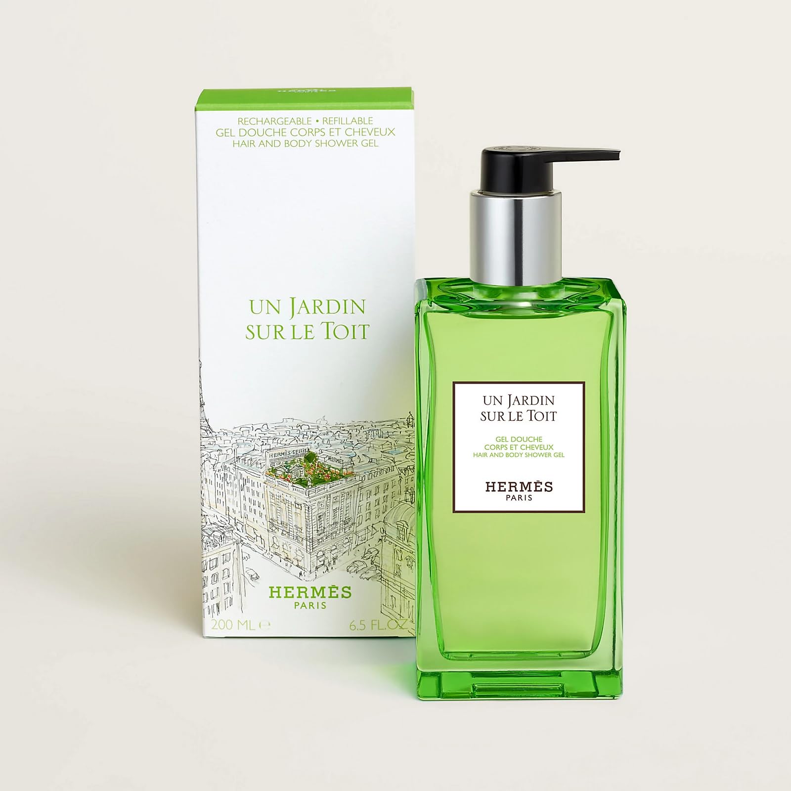 Foto 3 pulgar | Gel De Ducha Hermes Un Jardin Sur Le Toit, 200 Ml, Recargable - Venta Internacional.