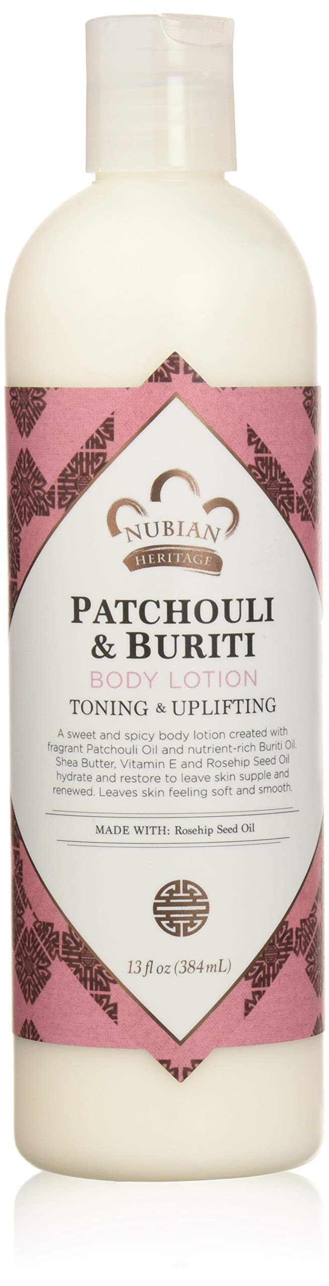 Loción Corporal Nubian Heritage Patchouli & Buriti con Manteca de Karité 384 ml - Venta Internacional