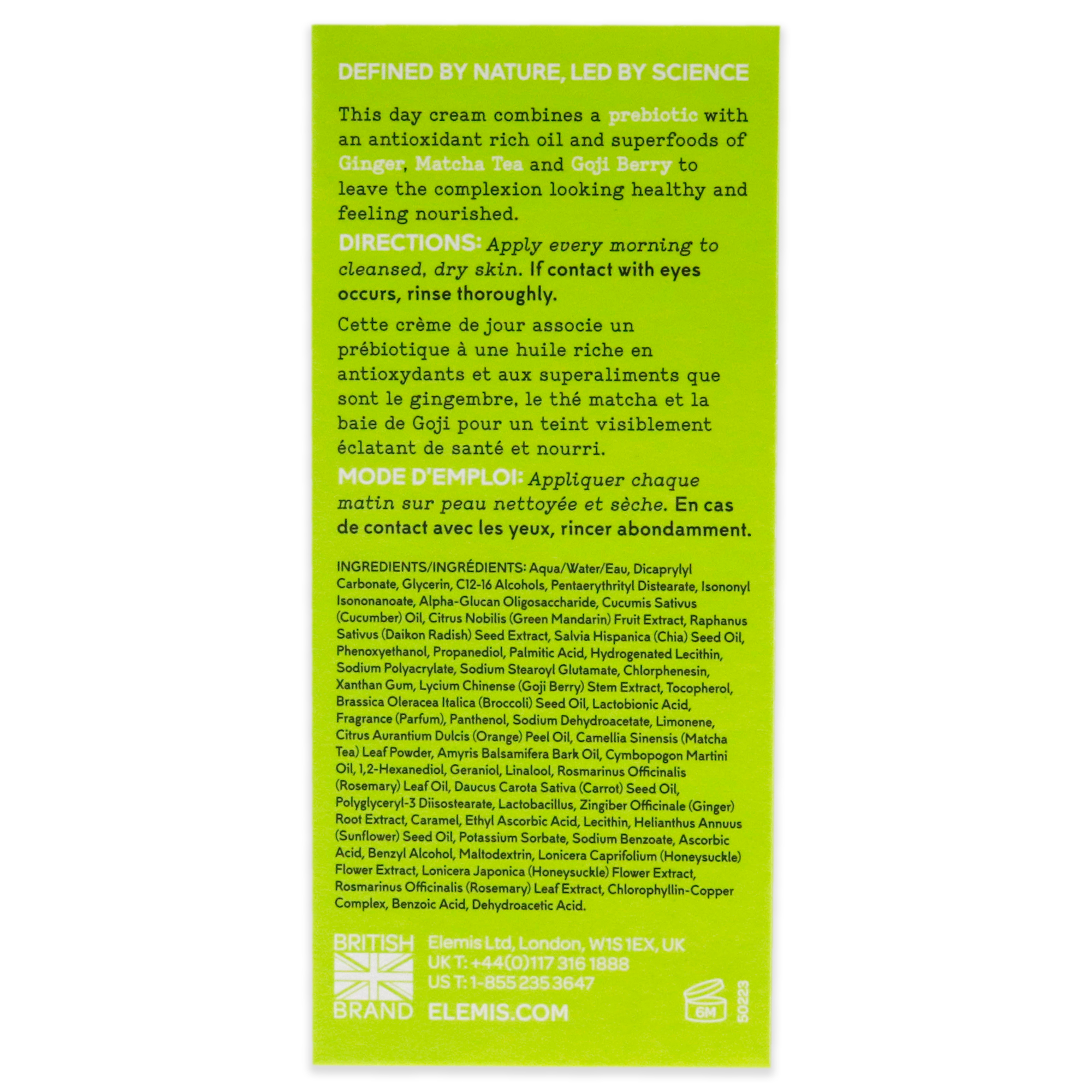 Foto 7 pulgar | Crema Hidratante De Día Elemis Superfood De 50 Ml Para Unisex - Venta Internacional.