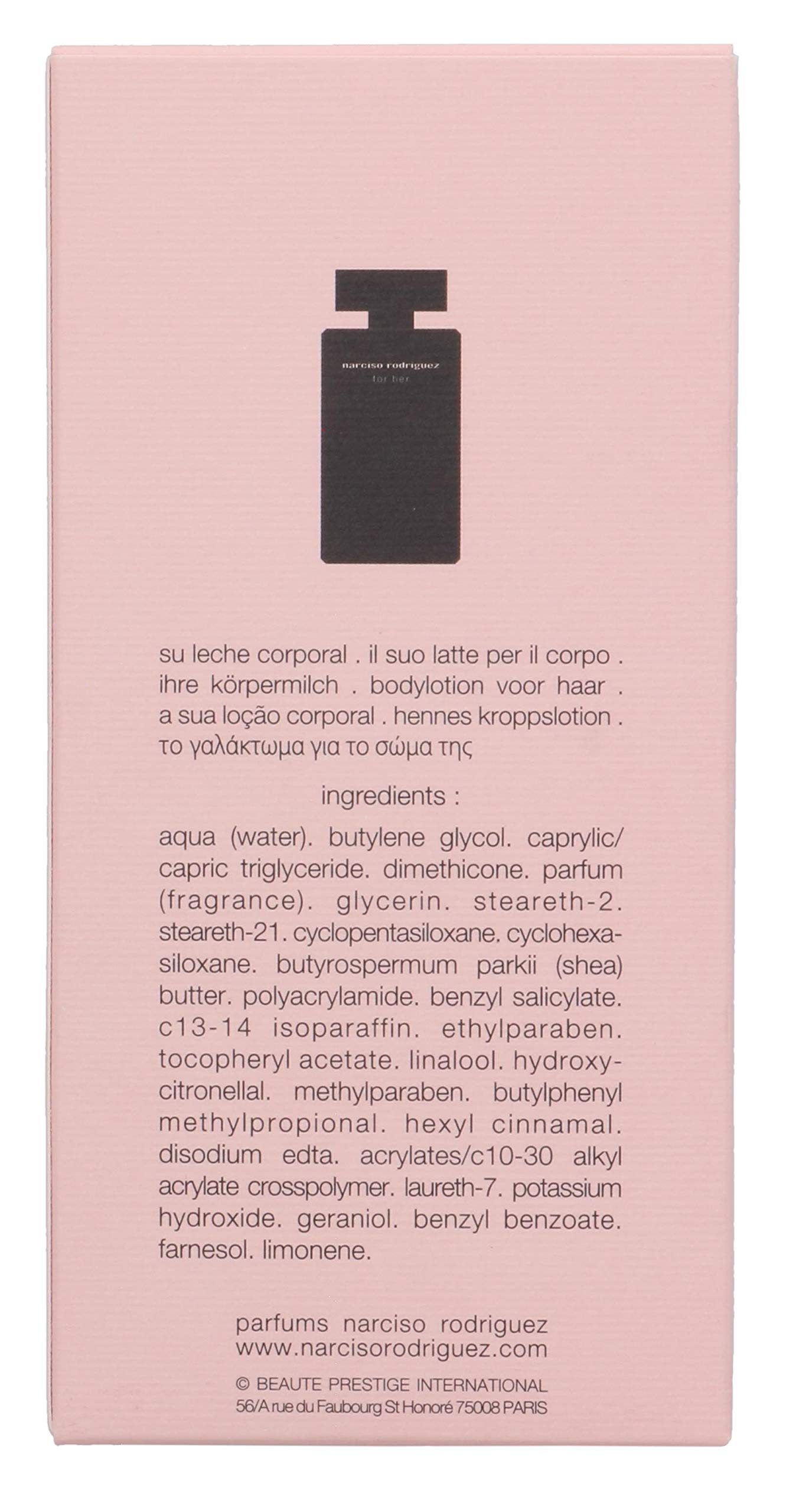 Foto 3 pulgar | Body Lotion Narciso Rodriguez for Her 200 Ml - Venta Internacional