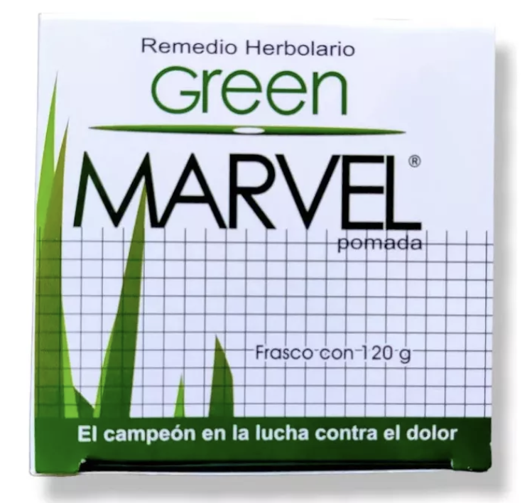 Foto 2 pulgar | Green Marvel 120g