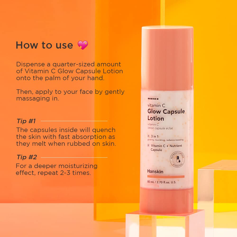 Foto 6 pulgar | Crema Hidratante Hanskin Vitamin C Glow Con Vitamina B 80 Ml - Venta Internacional.
