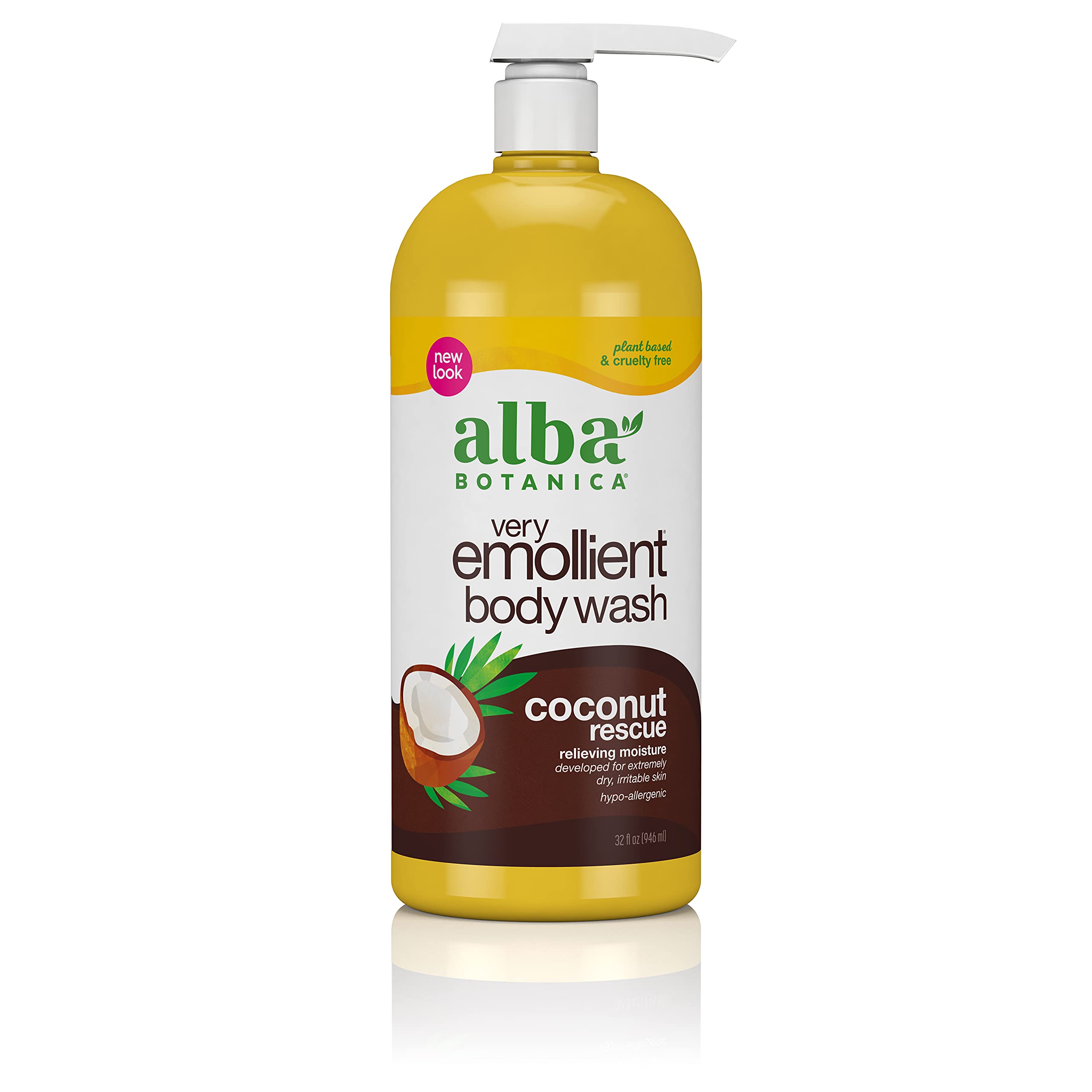 Foto 2 pulgar | Gel De Baño Alba Botanica Very Emolient Coconut Rescue 960 Ml - Venta Internacional.