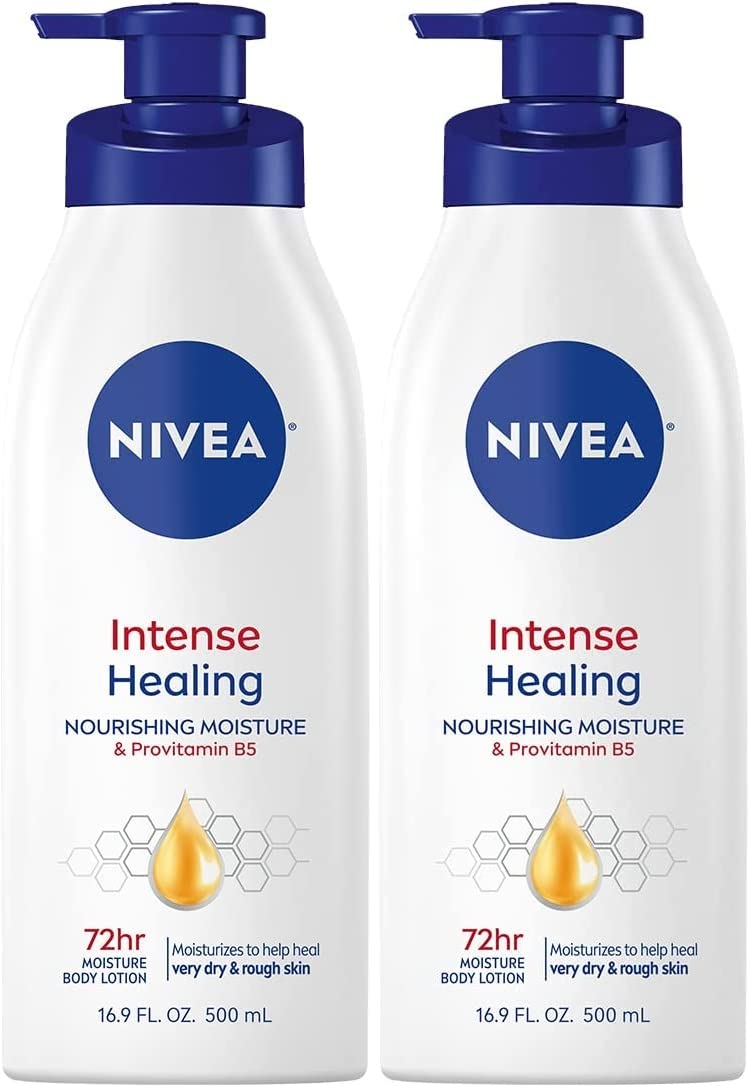 Foto 2 pulgar | Loción Corporal Nivea Intense Healing 72h Hidratante 500 Ml X2 - Venta Internacional.