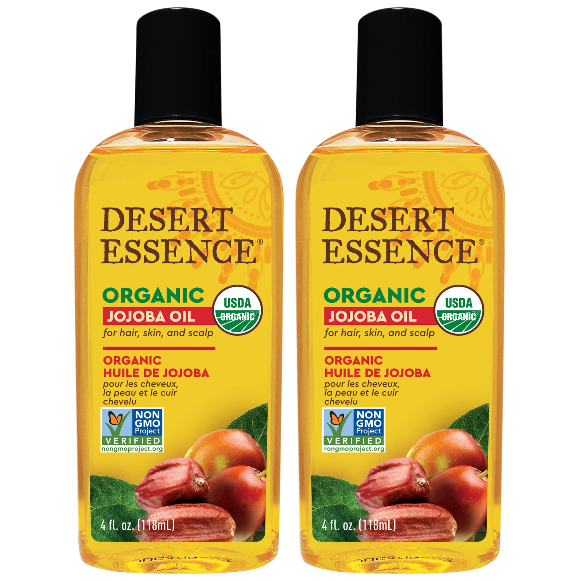 Aceite De Jojoba Orgánico Desert Essence 120 Ml (paquete De 2) - Venta Internacional.