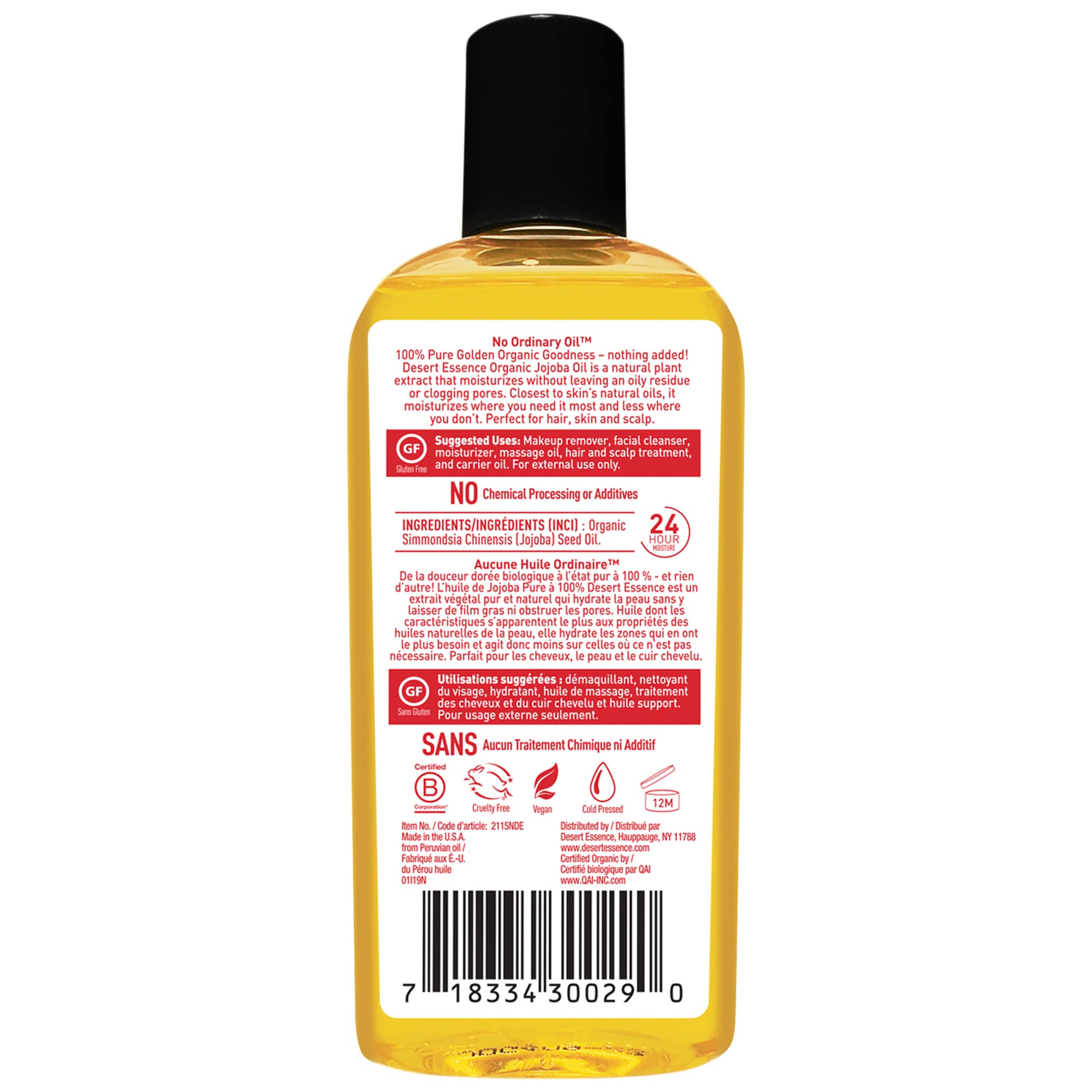 Foto 4 pulgar | Aceite De Jojoba Orgánico Desert Essence 120 Ml (paquete De 2) - Venta Internacional.