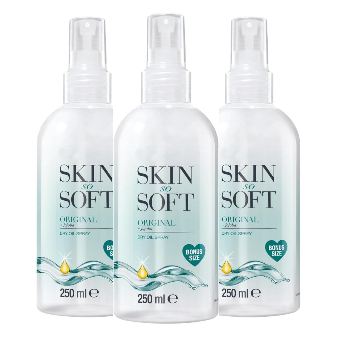 Aceite Corporal En Aerosol Skin So Soft Original Jojoba 750 Ml X3 - Venta Internacional.