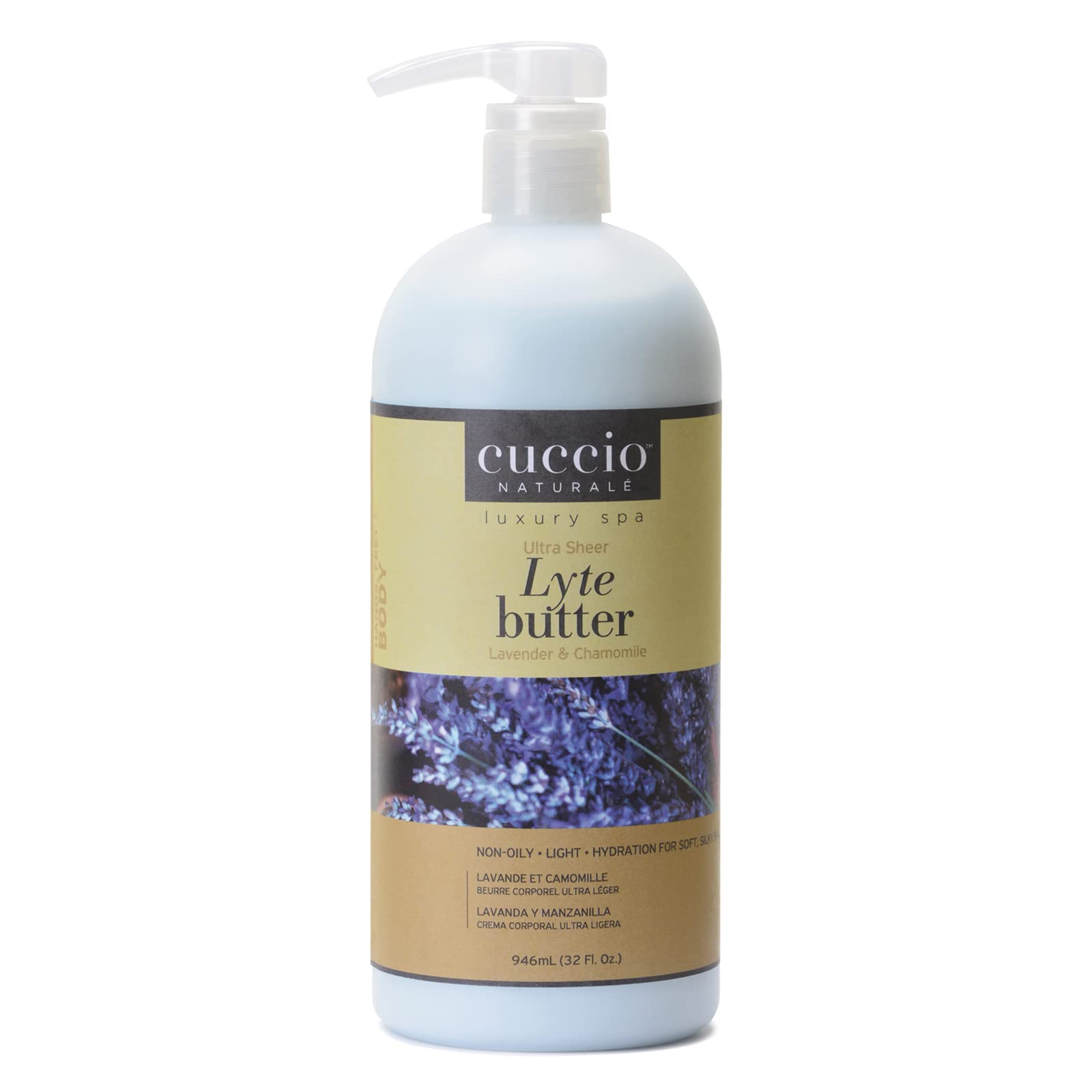 Manteca Corporal Cuccio Naturale Lyte Ultra-Sheer 946 ml - Venta Internacional