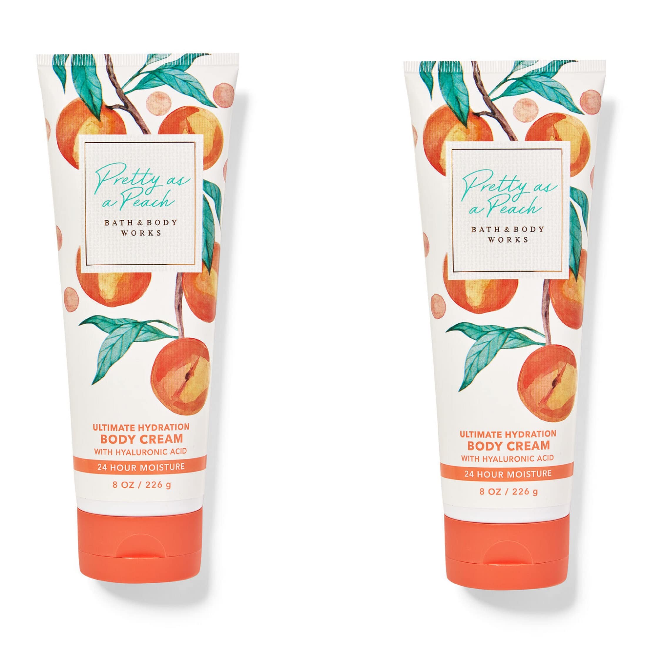 Foto 2 pulgar | Crema Corporal Bath And Body Works Pretty As A Peach 240 Ml 2 Piezas - Venta Internacional