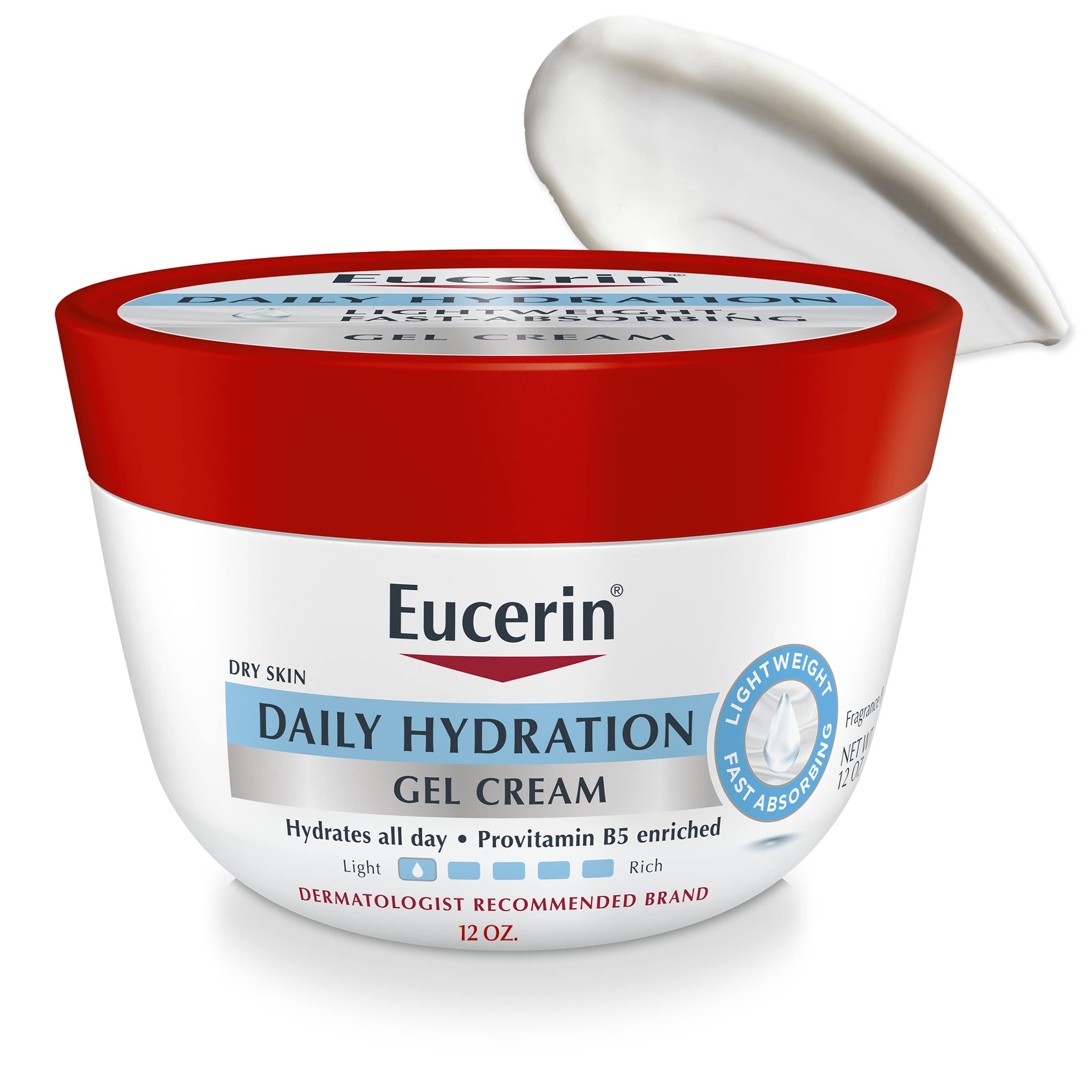 Foto 1 | Crema Hidratante Eucerin De Hidratación Diaria En Gel, 355 Ml, Para Piel Seca - Venta Internacional.