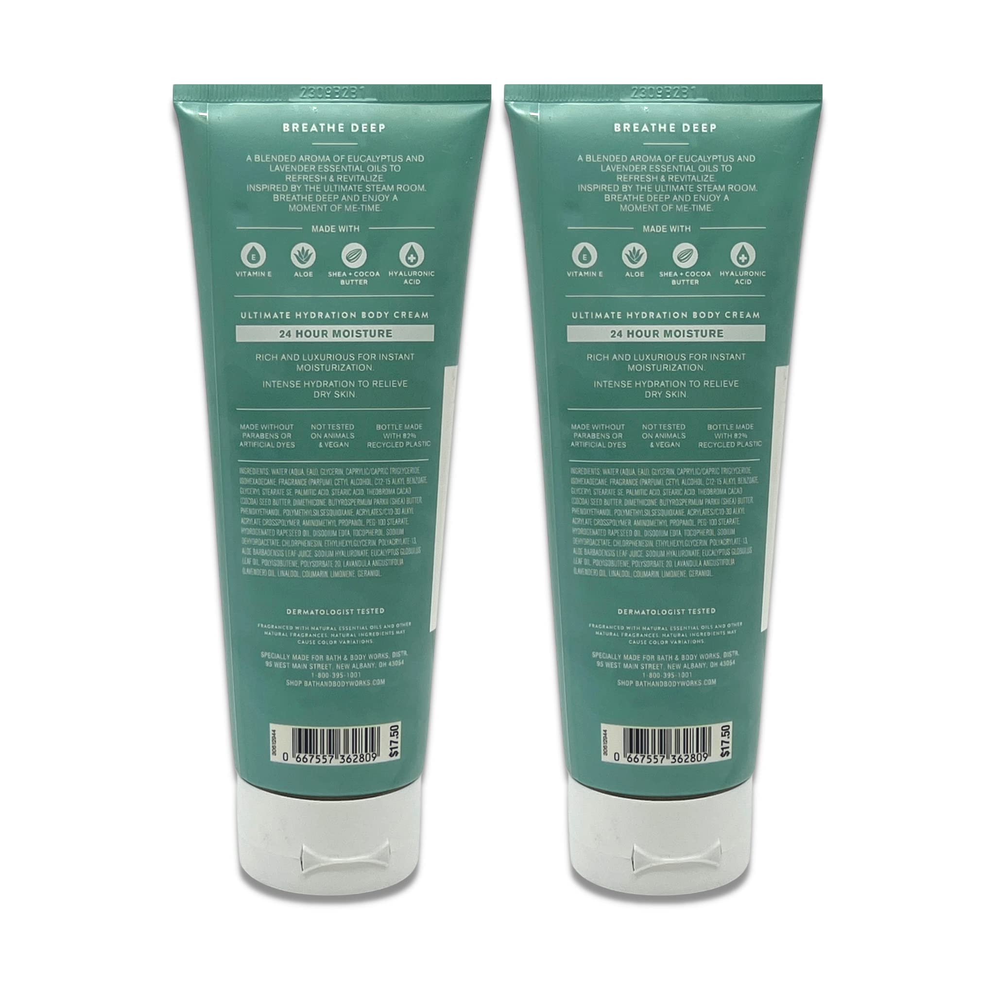 Foto 3 pulgar | Crema Corporal Bath & Body Works Aromaterapia Breathe Deep X2 240 Ml - Venta Internacional.