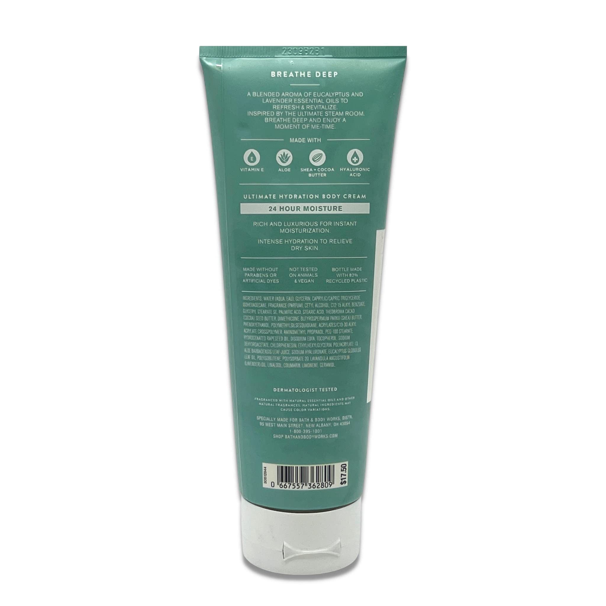 Foto 5 pulgar | Crema Corporal Bath & Body Works Aromaterapia Breathe Deep X2 240 Ml - Venta Internacional.