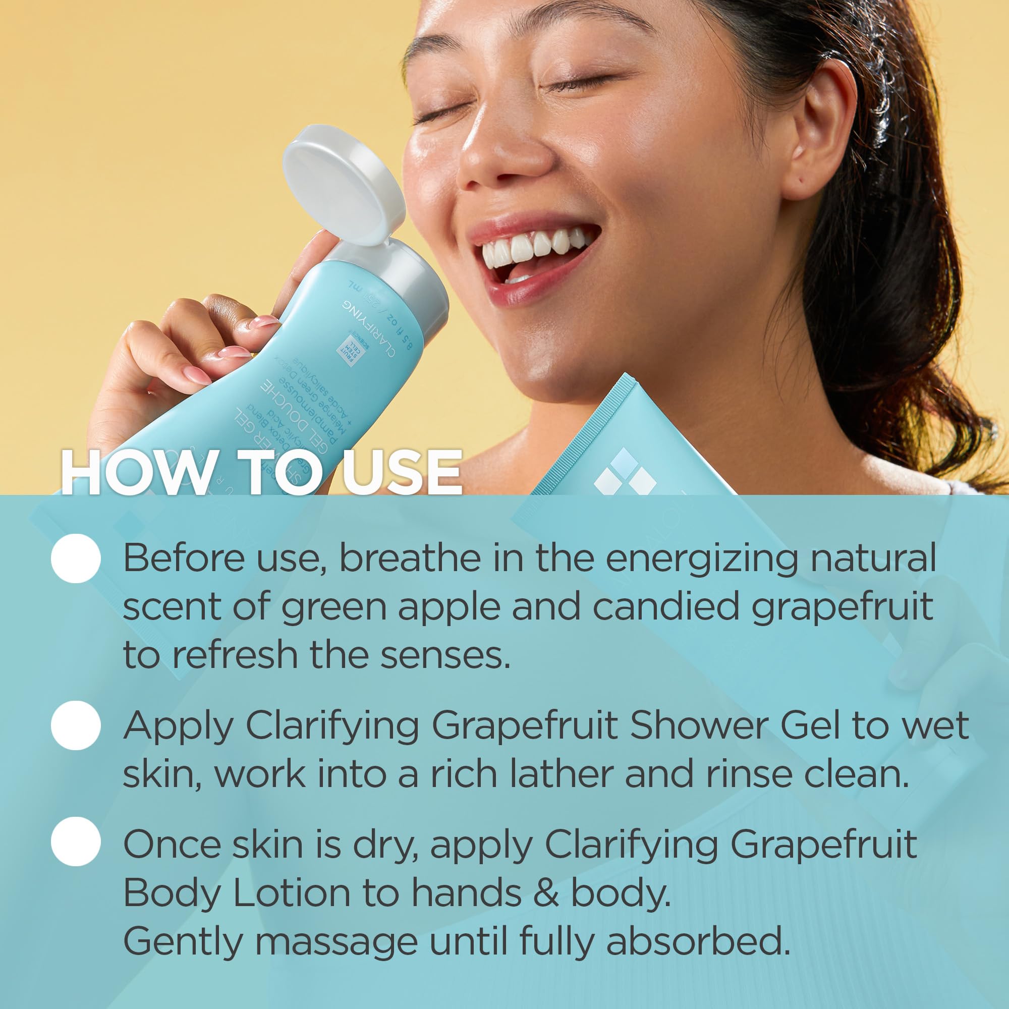 Foto 4 pulgar | Gel De Baño Andalou Naturals Clarifying Pomelo 250 Ml - Venta Internacional.