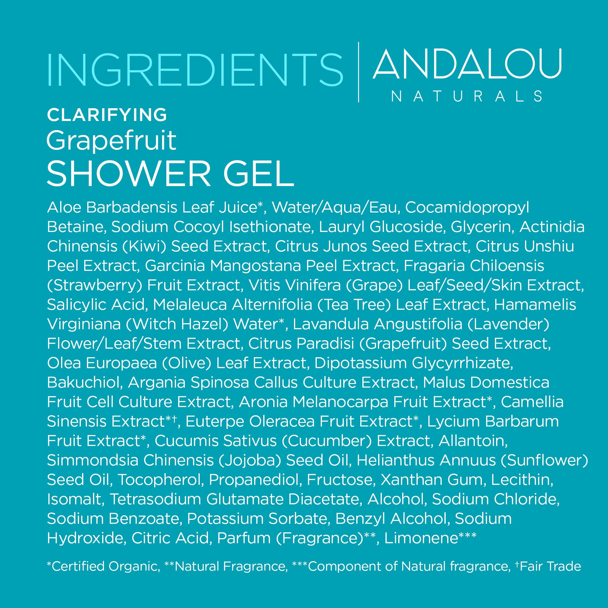 Foto 8 pulgar | Gel De Baño Andalou Naturals Clarifying Pomelo 250 Ml - Venta Internacional.