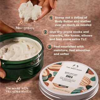 Foto 3 | Manteca Corporal The Body Shop Karité Hidratante Vegana 190ml - Venta Internacional.