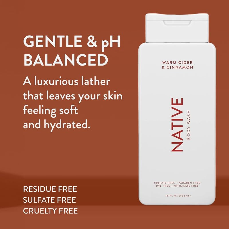 Foto 2 | Gel De Baño Native Warm De Sidra Y Canela, 532 Ml, Paquete De 2 - Venta Internacional.