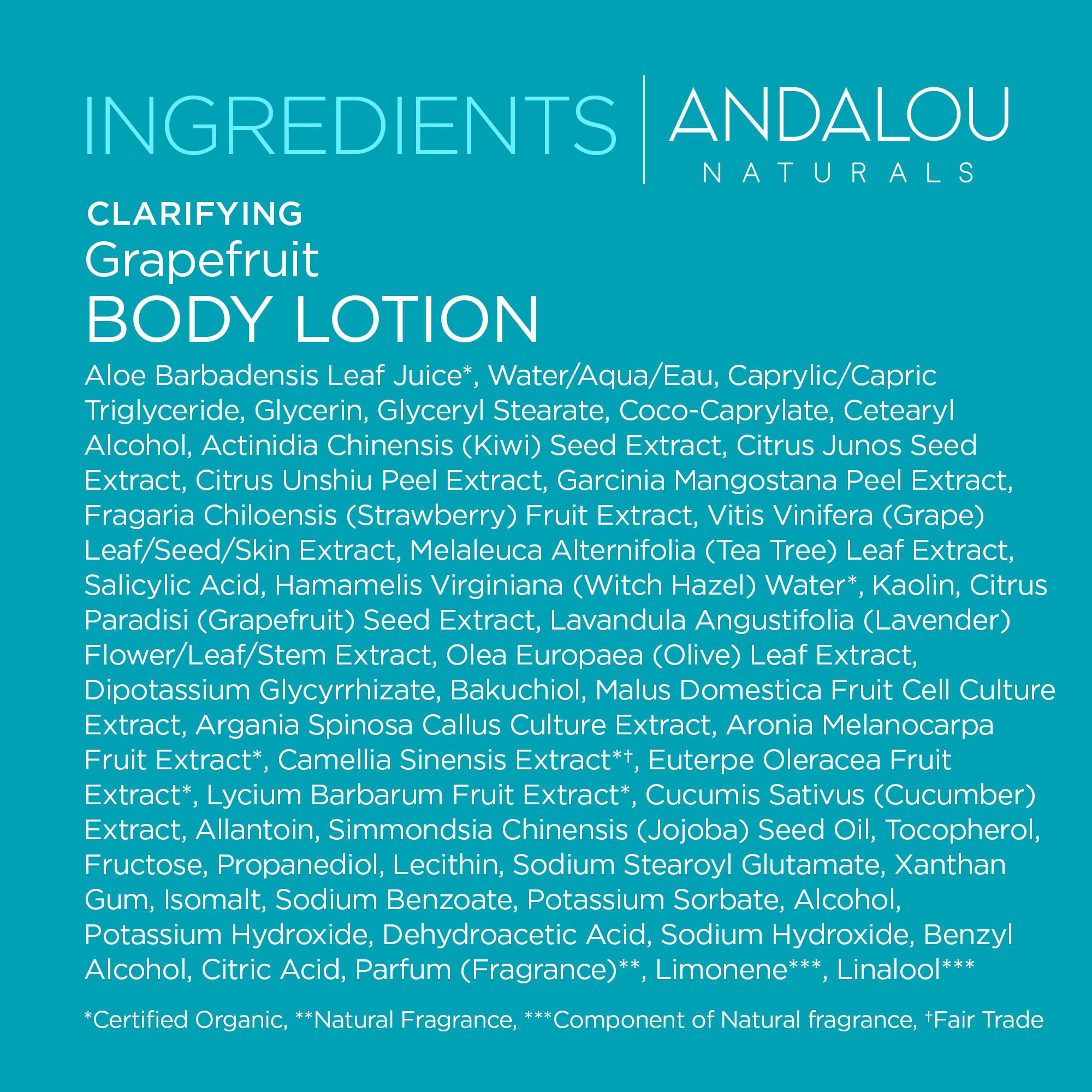 Foto 8 pulgar | Loción Corporal Andalou Naturals Clarifying Pomelo 240ml - Venta Internacional.