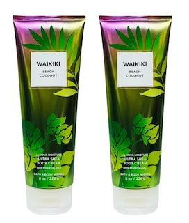 Foto 1 | Crema Corporal Bath & Body Works Waikiki Beach Coconut 240 Ml X2 - Venta Internacional.