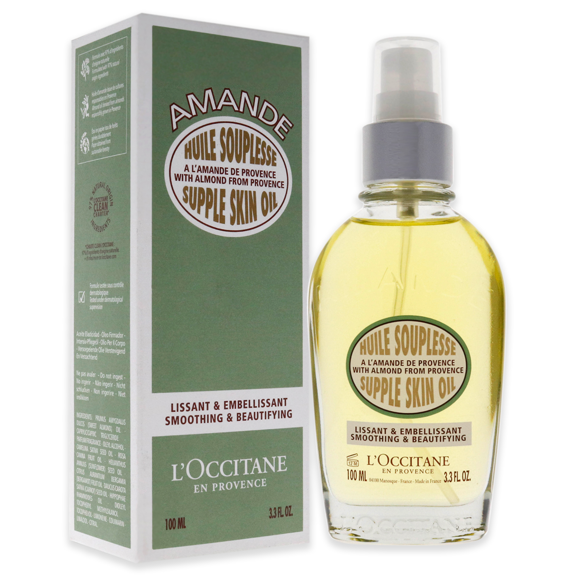 Foto 4 pulgar | Aceite para la Piel Flexible LOccitane Almond 100 ml - Venta Internacional