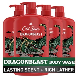 Foto 1 | Gel de Baño Old Spice 3x Defense 24/7 Shower Fresh Men 1lx4 - Venta Internacional