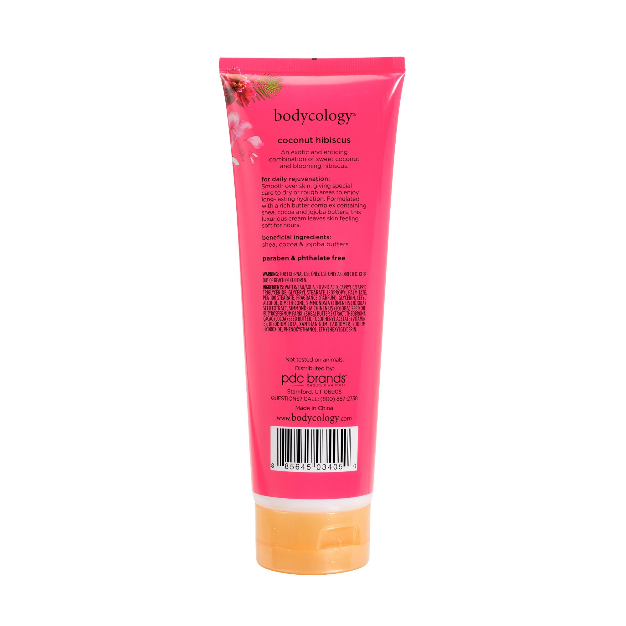 Foto 4 pulgar | Crema Corporal Hidratante Bodycology, Coco E Hibisco, 240 Ml - Venta Internacional.
