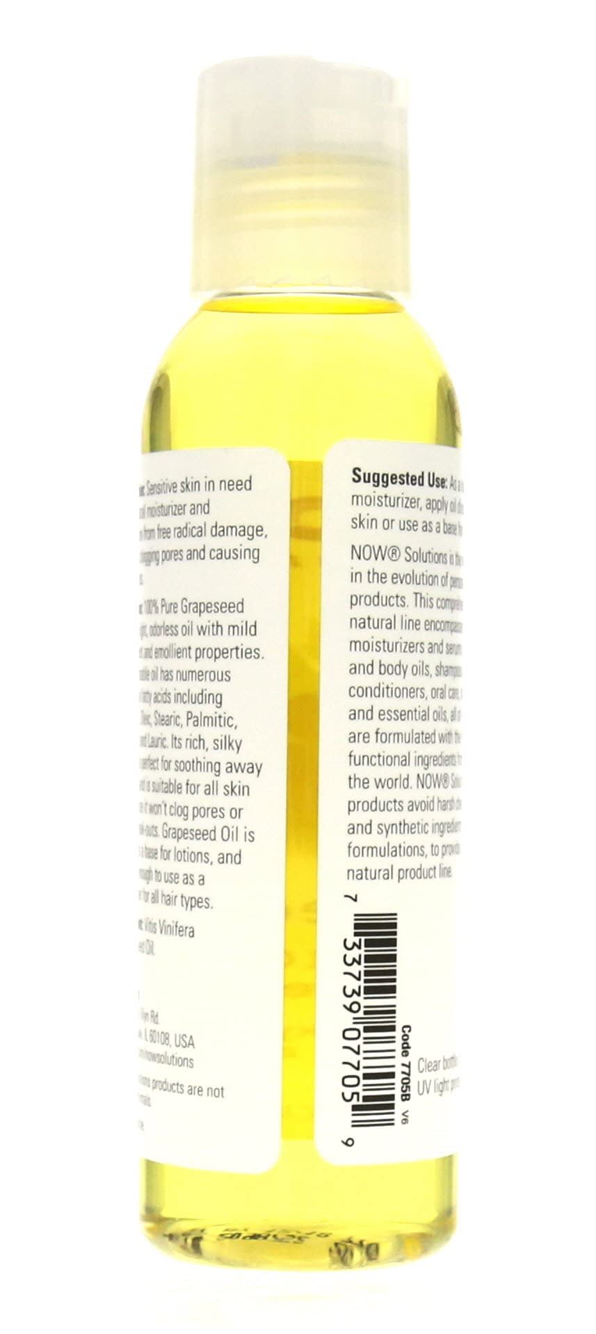 Foto 5 | Aceite De Semilla De Uva Now Foods, 120 Ml (paquete De 2), 100% Puro Y Comestible - Venta Internacional.