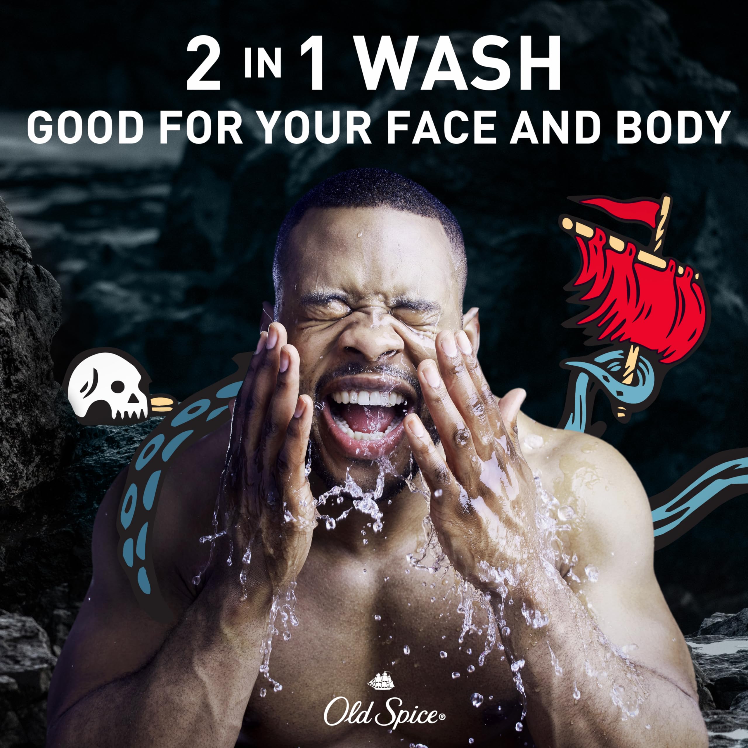 Foto 4 pulgar | Gel De Baño Old Spice 3x Defense 24/7 Shower Fresh 990 Ml X4 - Venta Internacional.