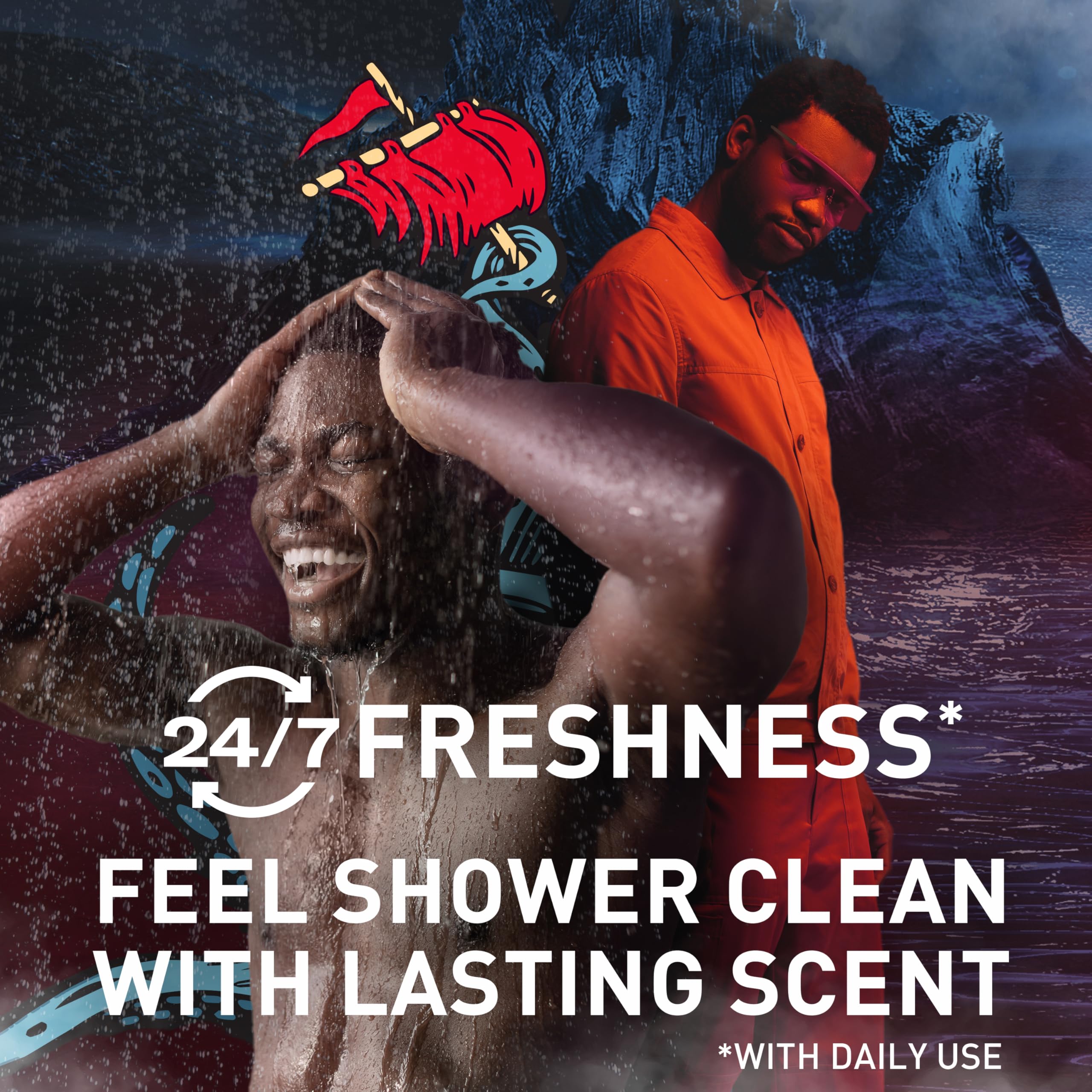Foto 5 pulgar | Gel De Baño Old Spice 3x Defense 24/7 Shower Fresh 990 Ml X4 - Venta Internacional.