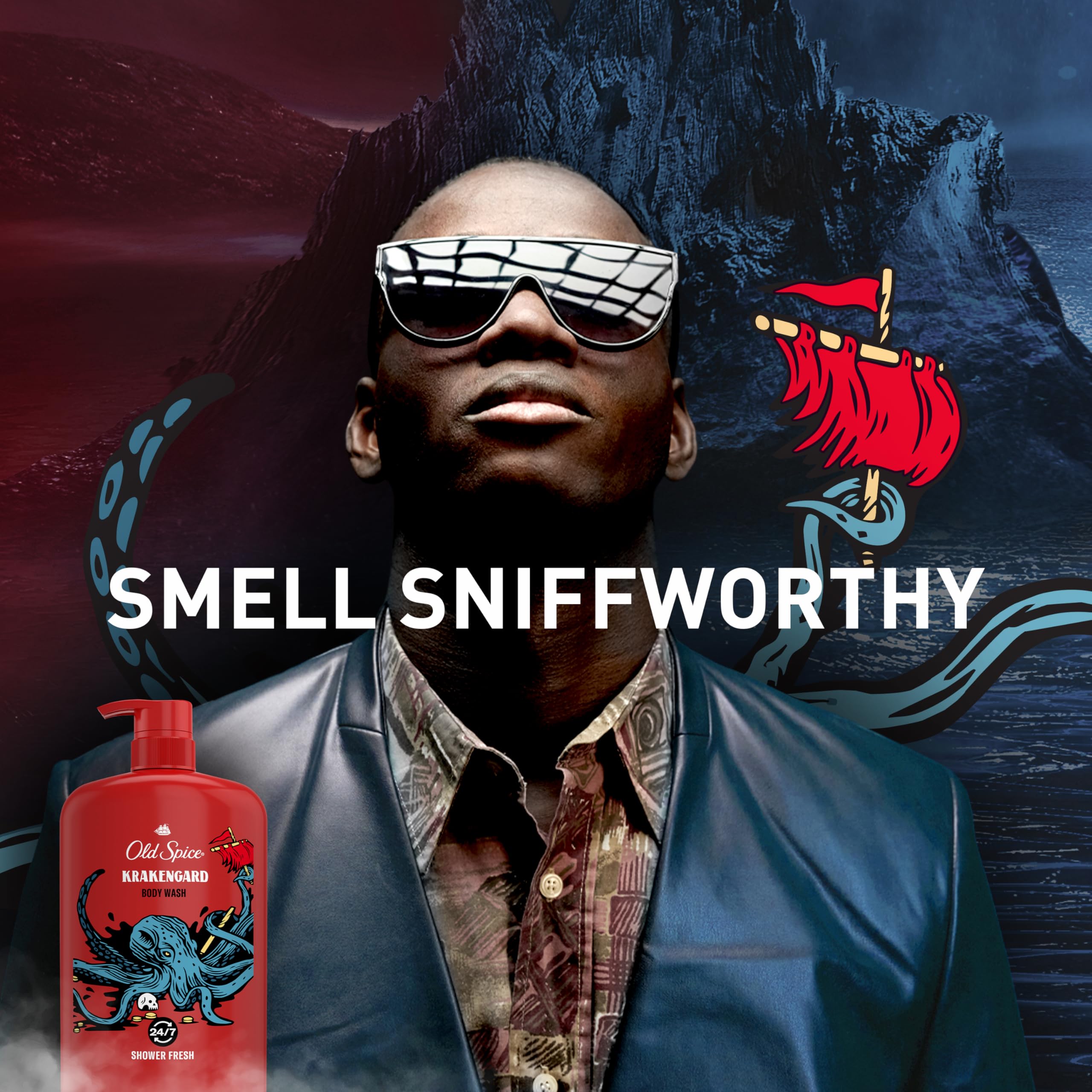 Foto 7 pulgar | Gel De Baño Old Spice 3x Defense 24/7 Shower Fresh 990 Ml X4 - Venta Internacional.