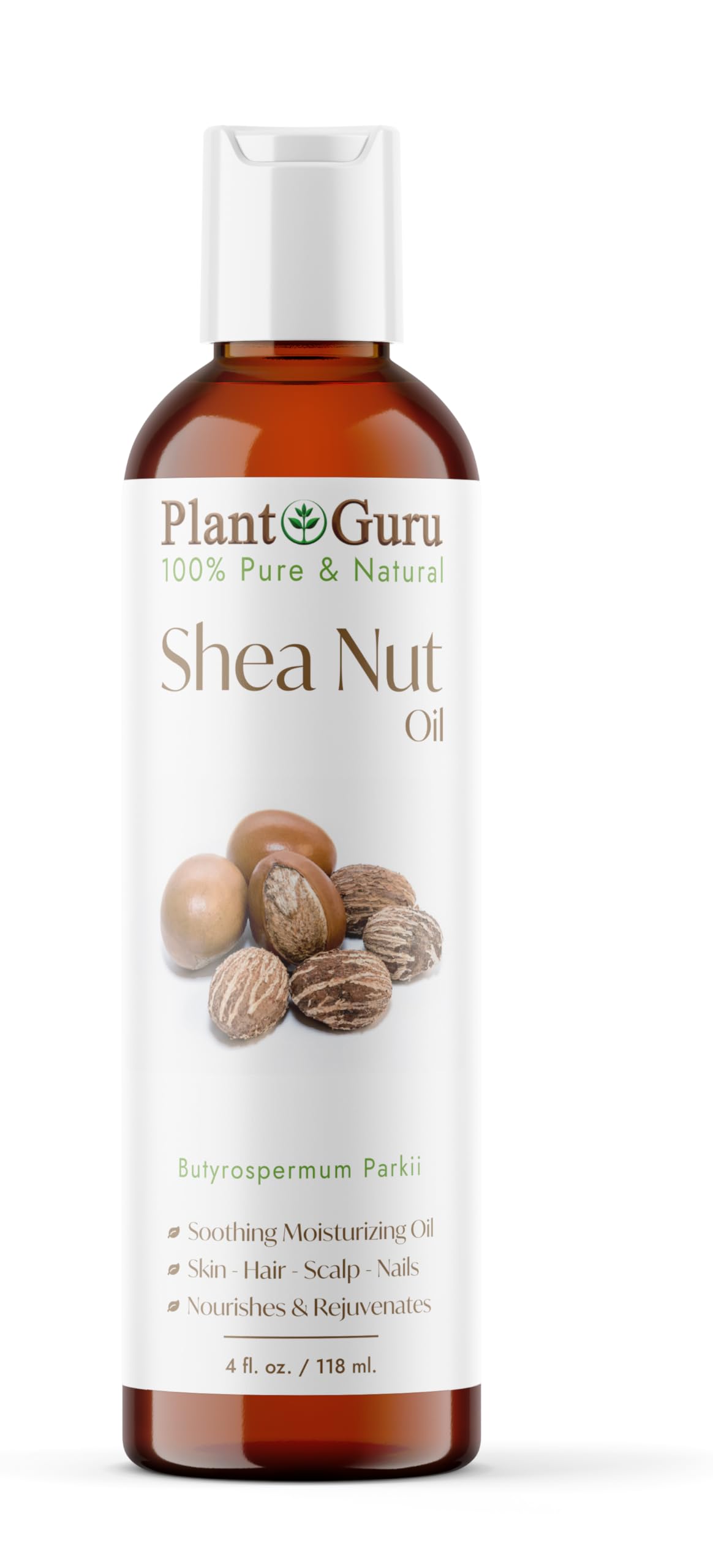 Aceite De Manteca De Karité Plant Guru, 120 Ml, 100% Puro Y Natural - Venta Internacional.
