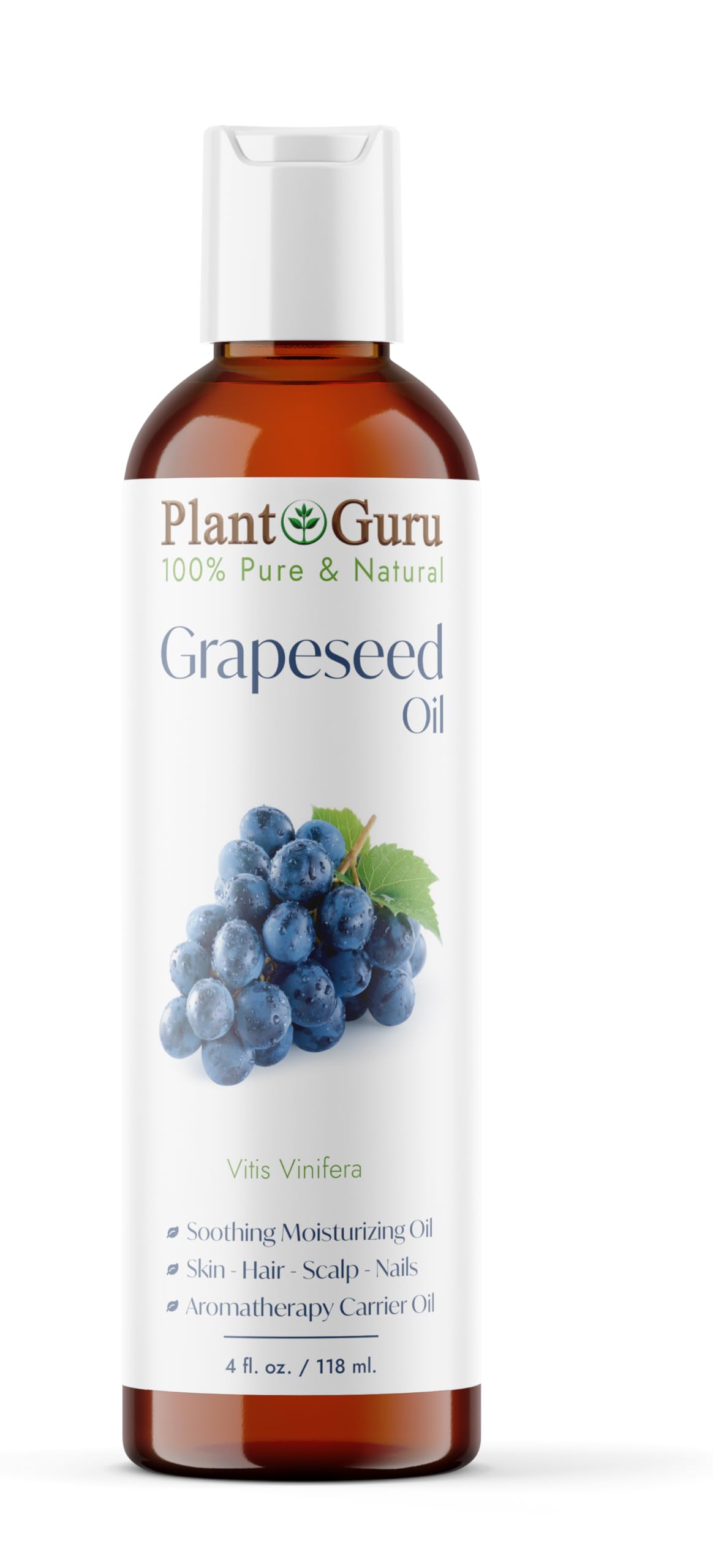 Foto 1 | Aceite De Semilla De Uva Carrier Plant Guru, 120 Ml, Prensado En Frío, 100% Puro - Venta Internacional.