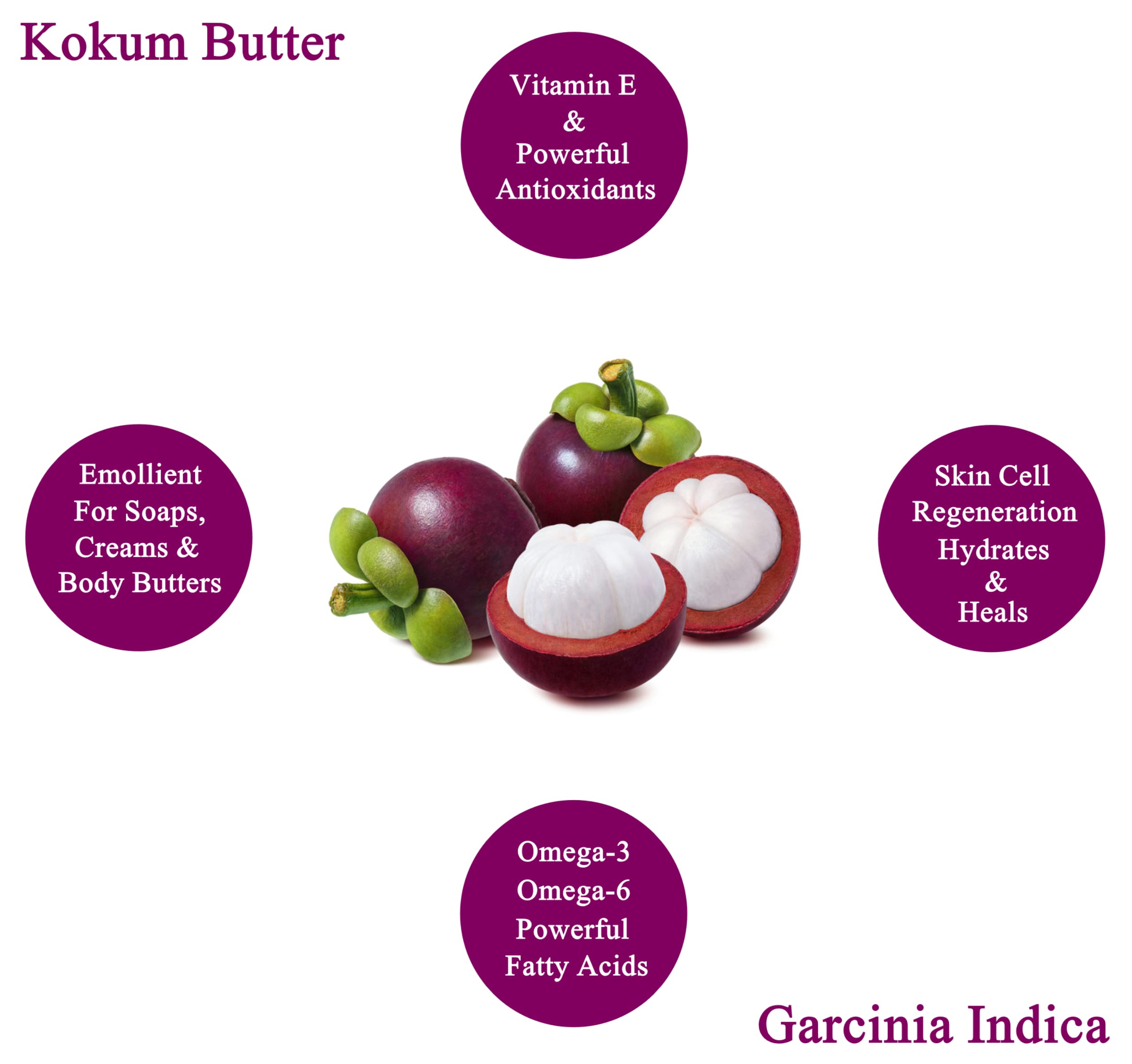 Foto 7 pulgar | Manteca Kokum Plant Guru, 1,36 Kg, 100% Pura Y Natural Para La Piel - Venta Internacional.